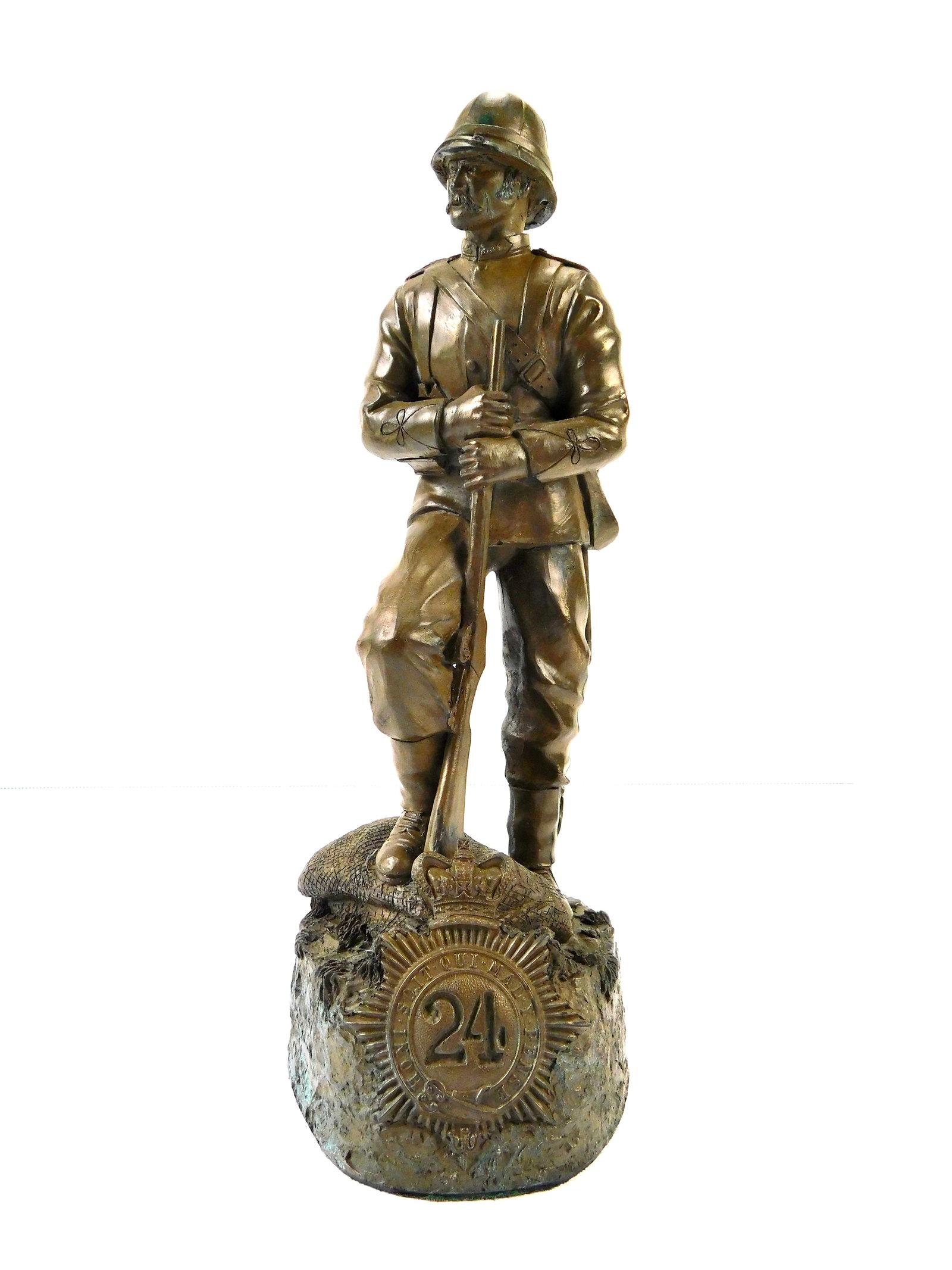 Rare 2010 British English WW1 Royal Soldier Figurine Statue Fusilier Militaria Signed (1 of 16)