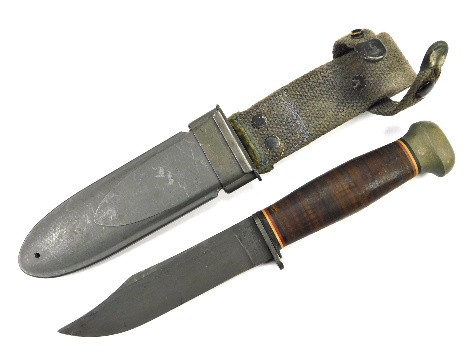 US WW2 Pal RH-35 USN Navy MK2 Unissued Fighting Knife (1 of 18)