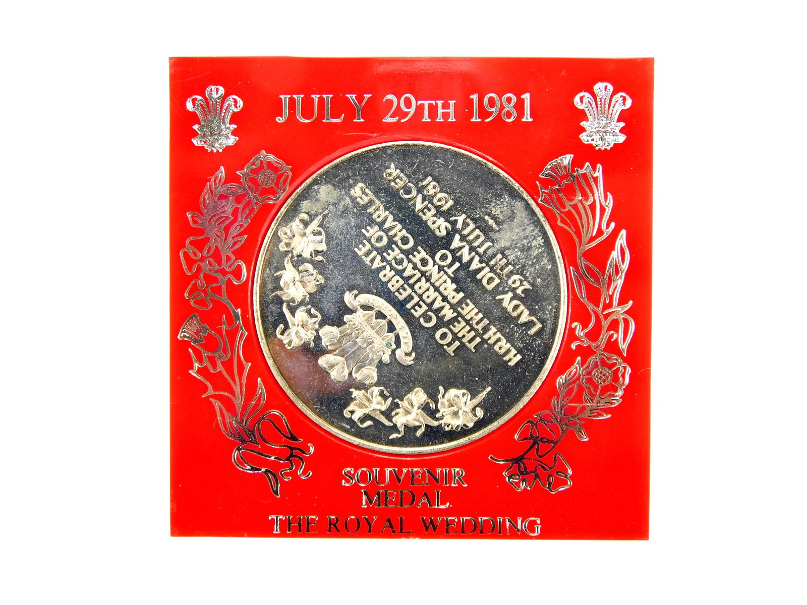 Lady D Princess Diana July 29 1981 Great Britain UK Souvenir Proof Medal Royal Wedding (1 of 5)