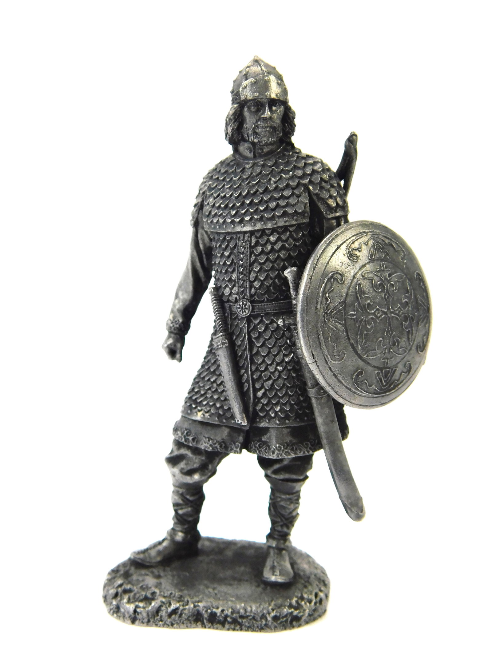 1970 European EK Castings Unpainted Tin Toy Soldier 4-7C Asia Hunnic Nomadic Warrior Figurine (1 of 7)
