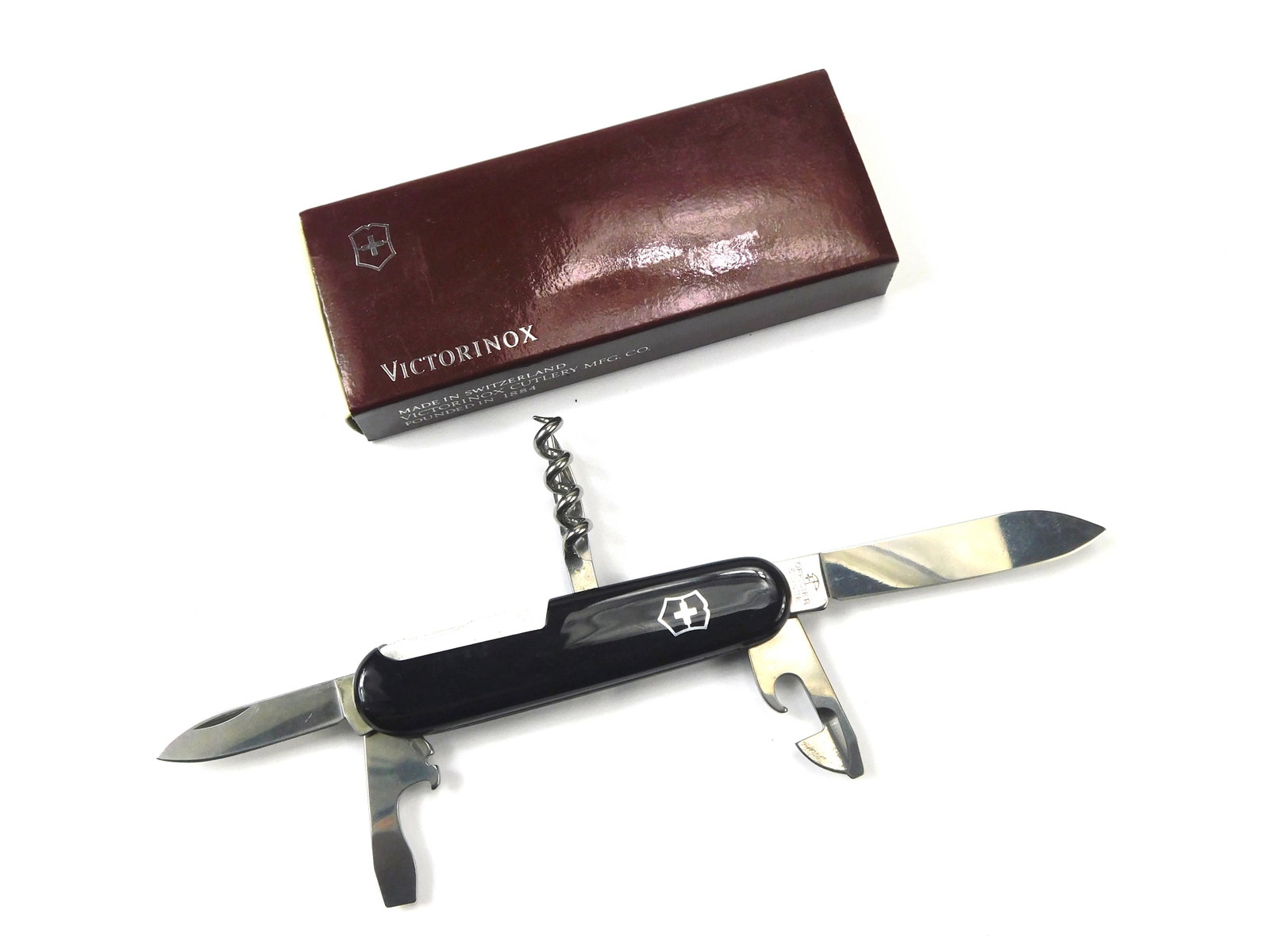 Vintage Victorinox Spartan Large Swiss Army Folding Pocket Knife (1 of 12)