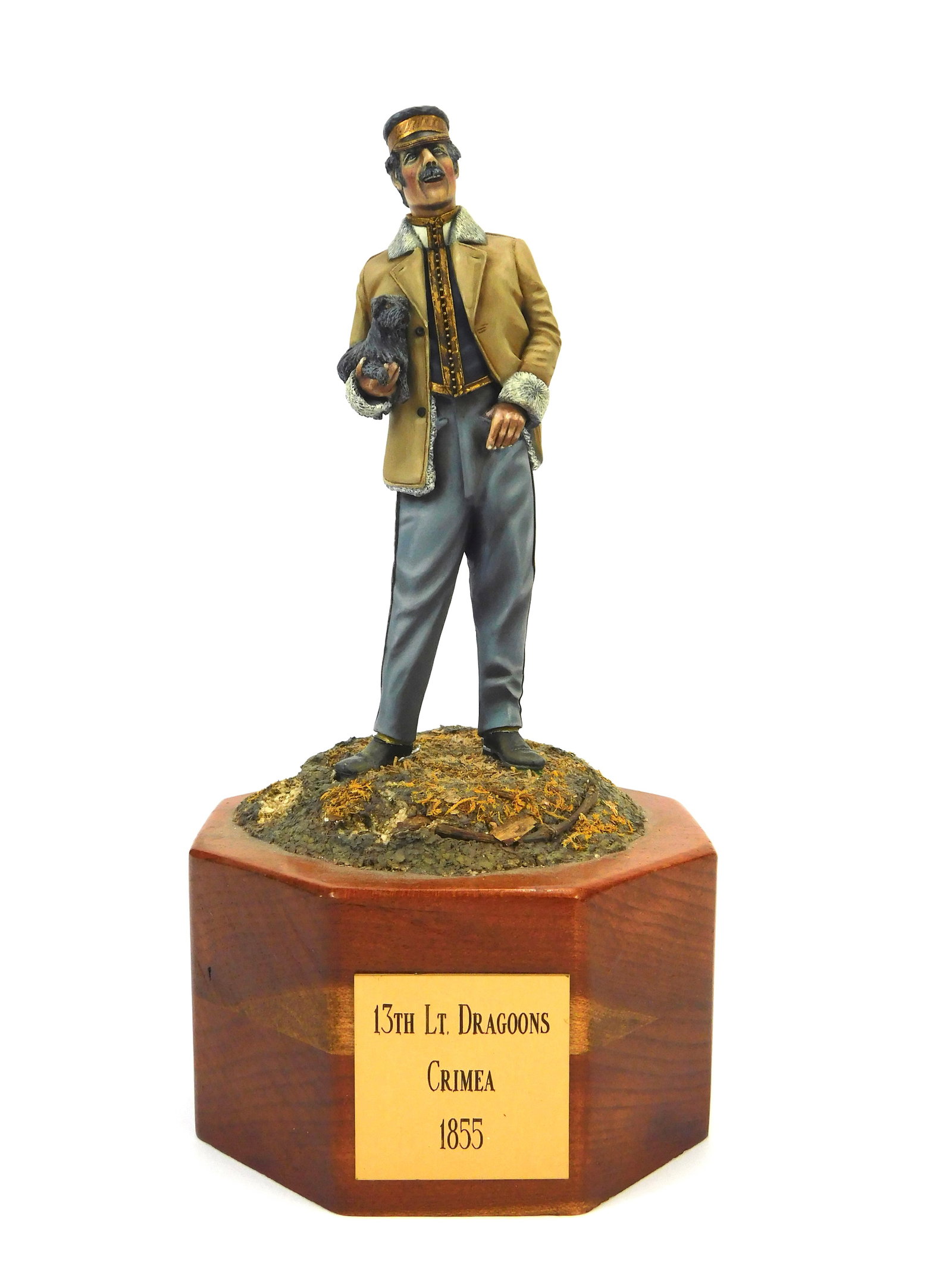 Large Toy Soldier 1855 Russian Crimean War Dragoon Charge of Light Brigade Figurine Miniature (1 of 15)