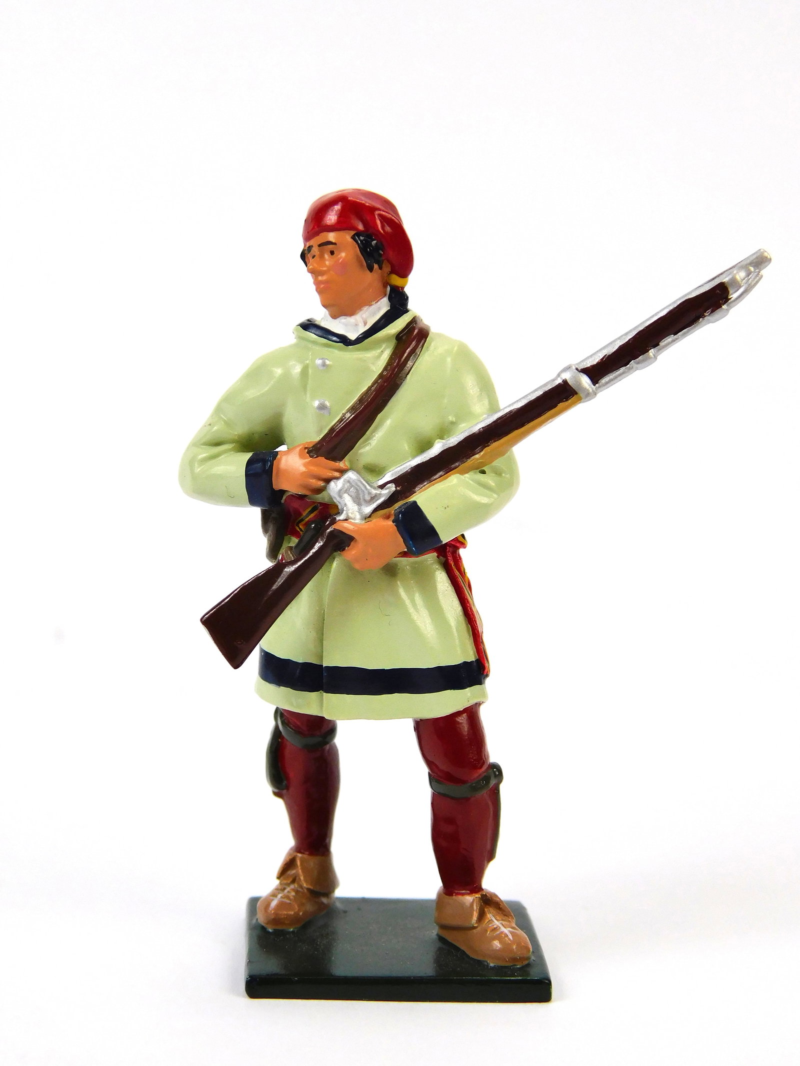 Painted Toy Figurine 2008 Black Watch Colour Party W Britain Soldier w/ rifle (1 of 6)