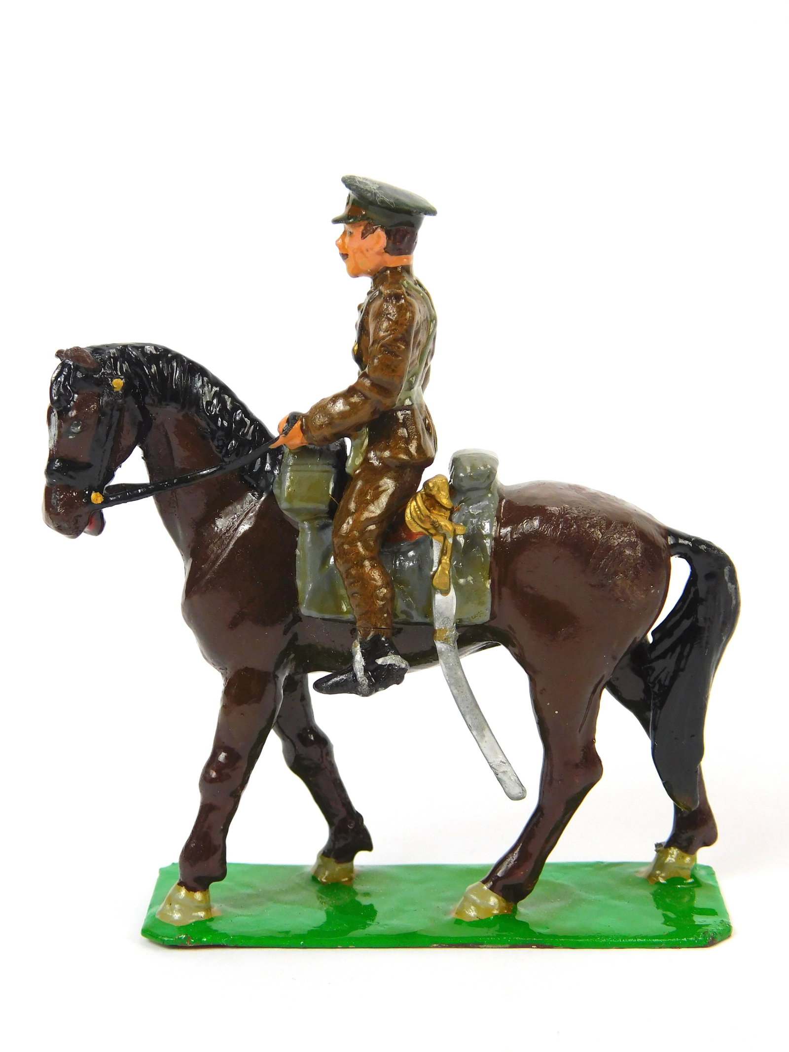 1971 British Painted Toy Soldier Figurine Britains LTD Horseback Russian Officer (1 of 6)