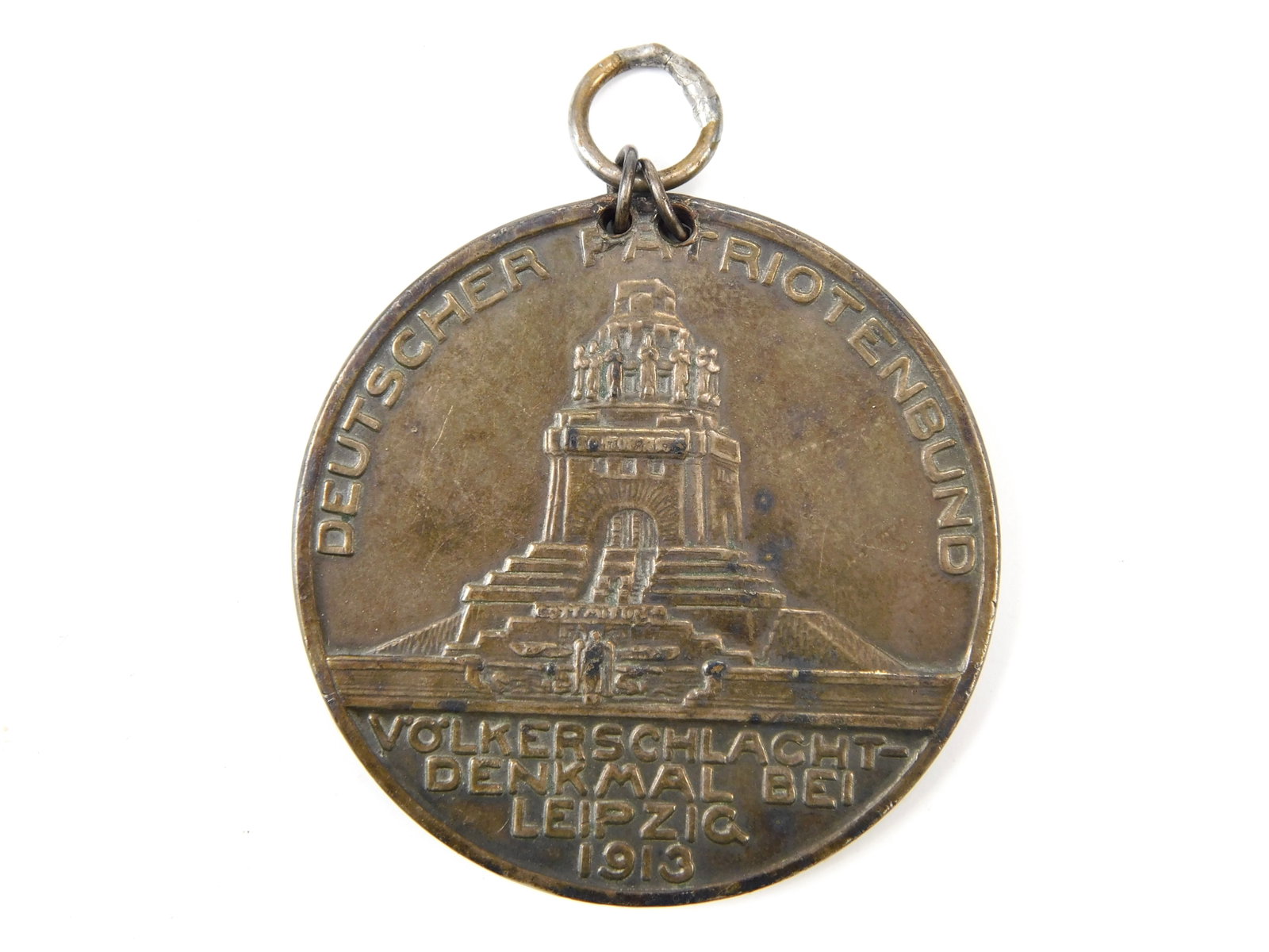 German Germany pre WW1 1913 Large Silvered Bronze Medal Order Badge (1 of 4)