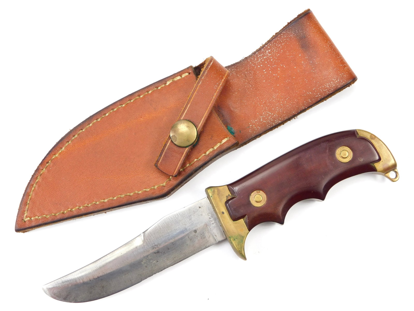 Vintage TECO Fighting Knife w/ SCHRAP Sheath (1 of 17)