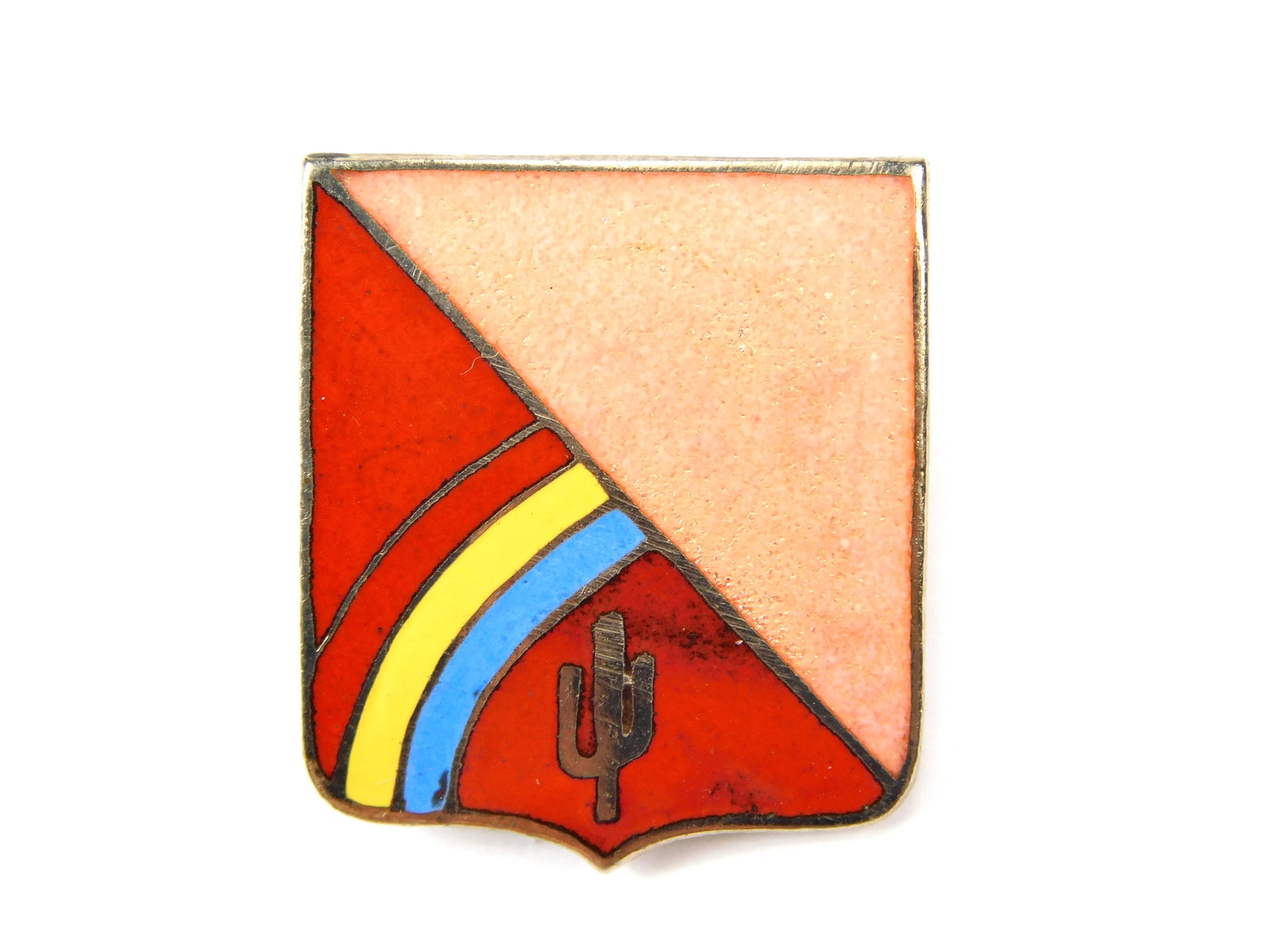Vintage US USA Army Military Regimental Enameled Pin Badge (1 of 3)