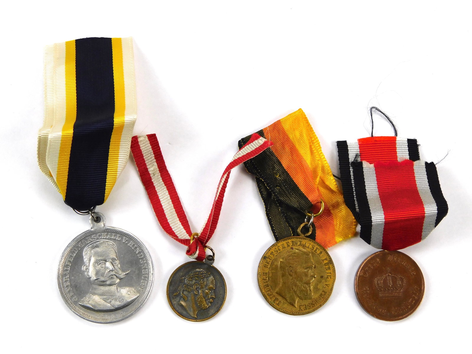 Antique German Austrian WW1 Set of 4 Medal Order Badge Award (1 of 10)