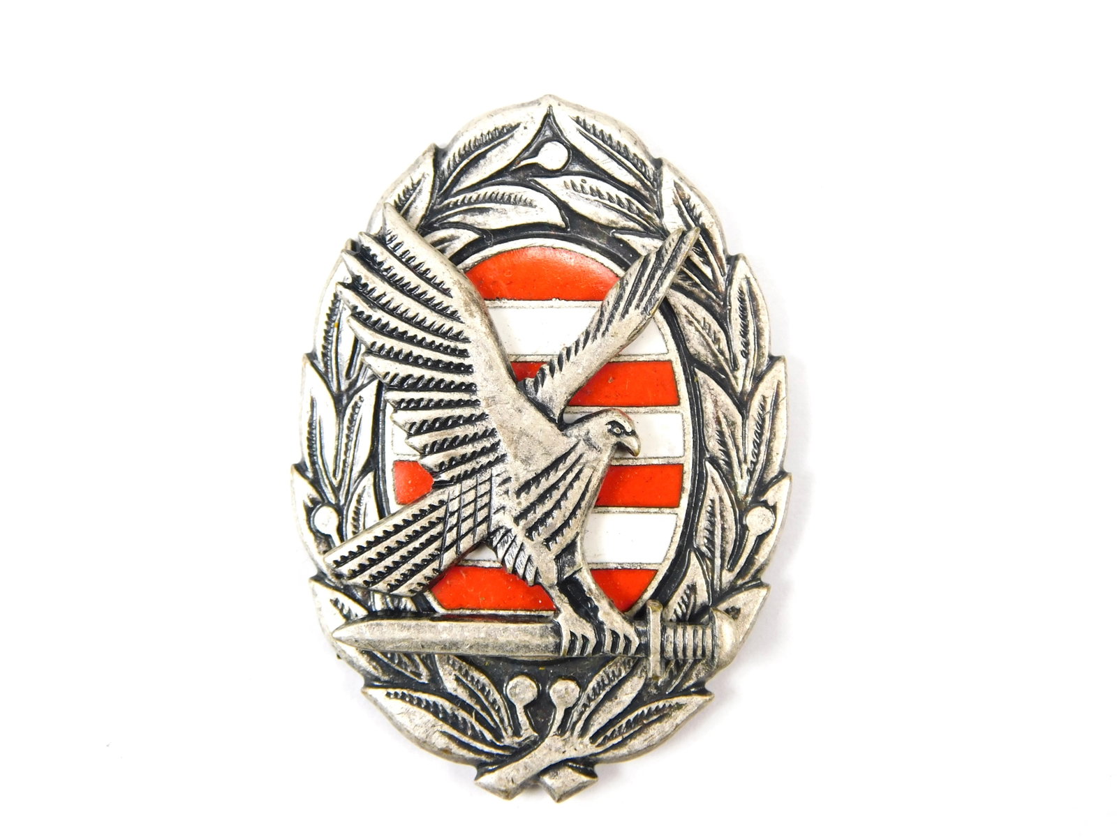Austrian Hungarian Vintage Post WW2 Enameled Badge Pin Medal Order (1 of 3)