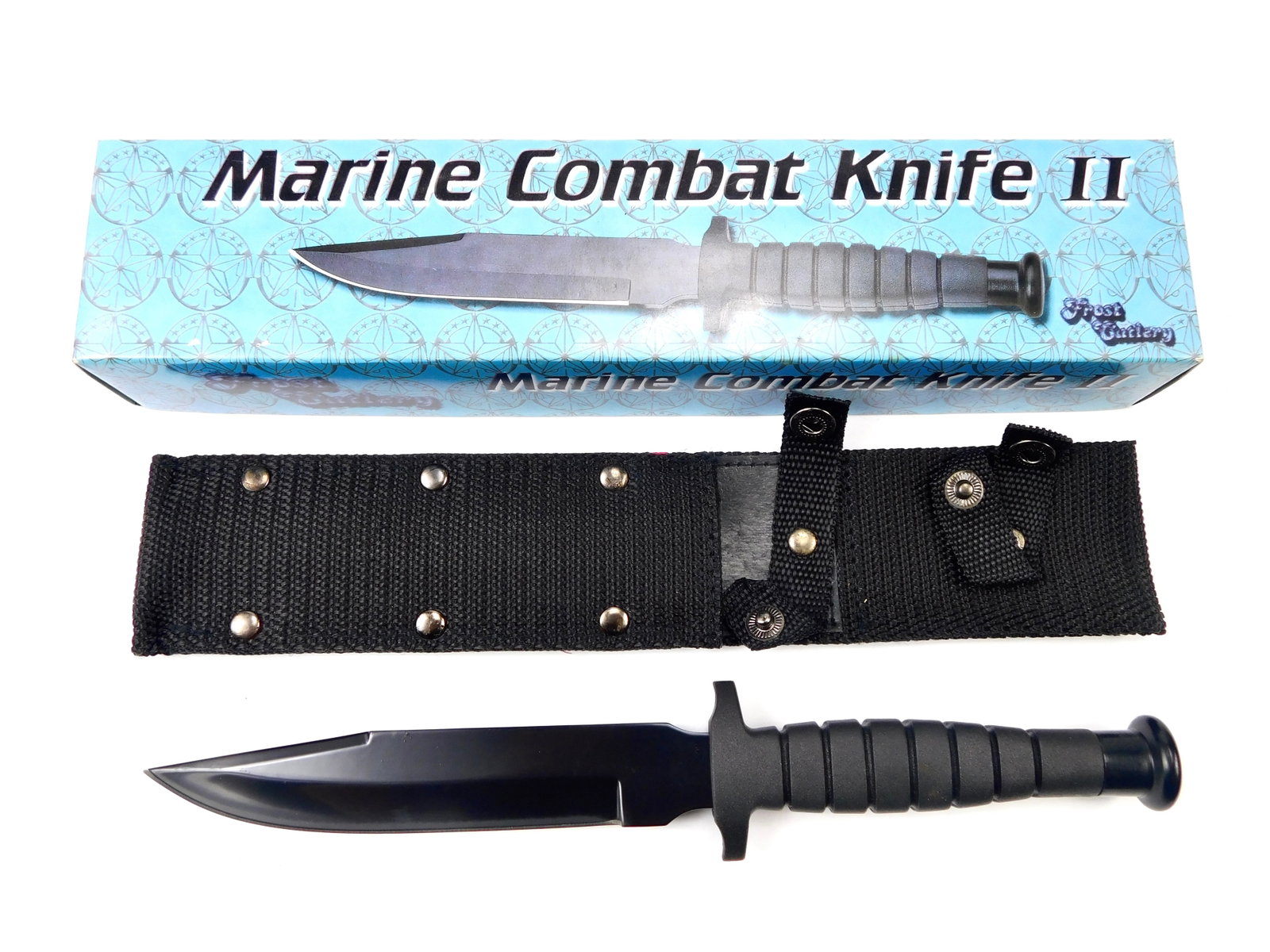 Frost Cutlery Marine Combat II Flying Falcon Fighting Knife w/ Sheath Box (1 of 14)