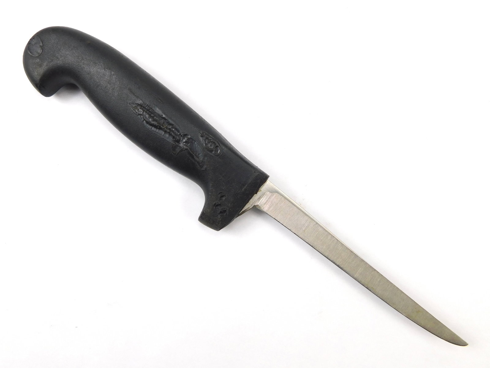 Vintage Fish Fishing Fisherman Knife: Vintage Fish Knife. No sheath. Unmarked. 9 5/8" total length. Blade is 4 1/2".