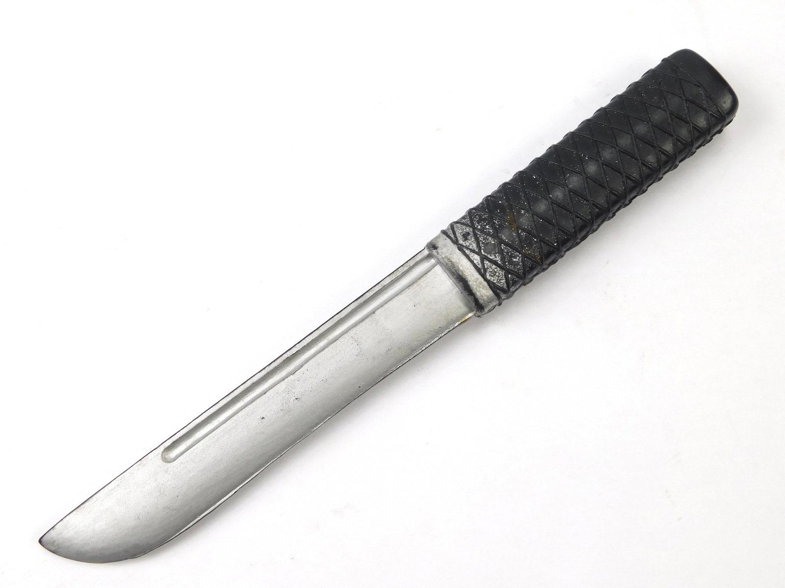 Vintage Japan Japanese Full Rubber Tanto Training Fighting Knife: Vintage Japanese Full Rubber Tanto Training Knife. 9 3/8" long with 5 1/2" blade.