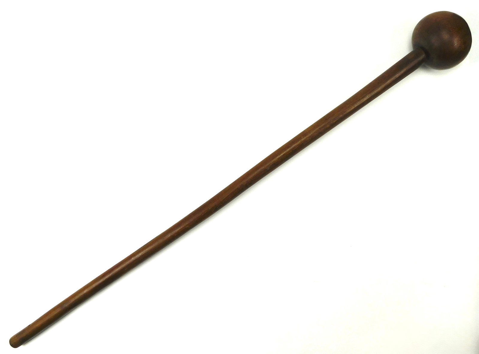 Antique Fijian Polynesian Style Ula Ball Head Wooden War Club (1 of 10)