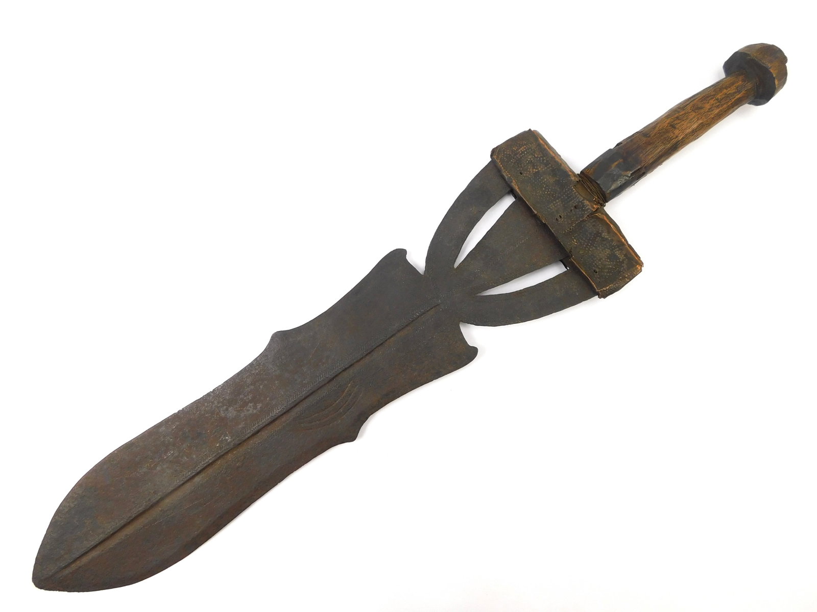 Antique 19 Century African Africa Large Knife Short Sword (1 of 15)
