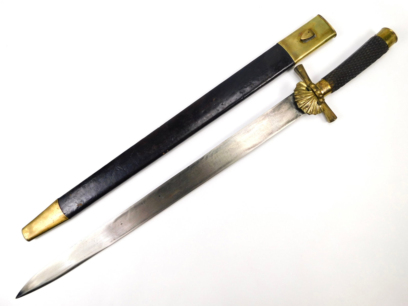 Antique German Germany British English WW1 Short Hunting Sword Dagger Knife (1 of 19)
