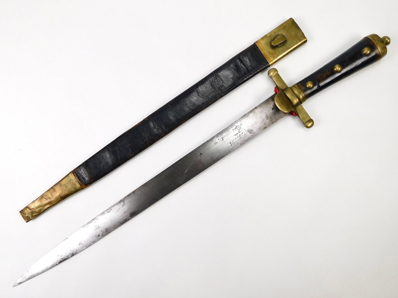 Antique German Germany Austrian Austria Pre WW1 Signed Hunting Dagger Short Sword (1 of 19)