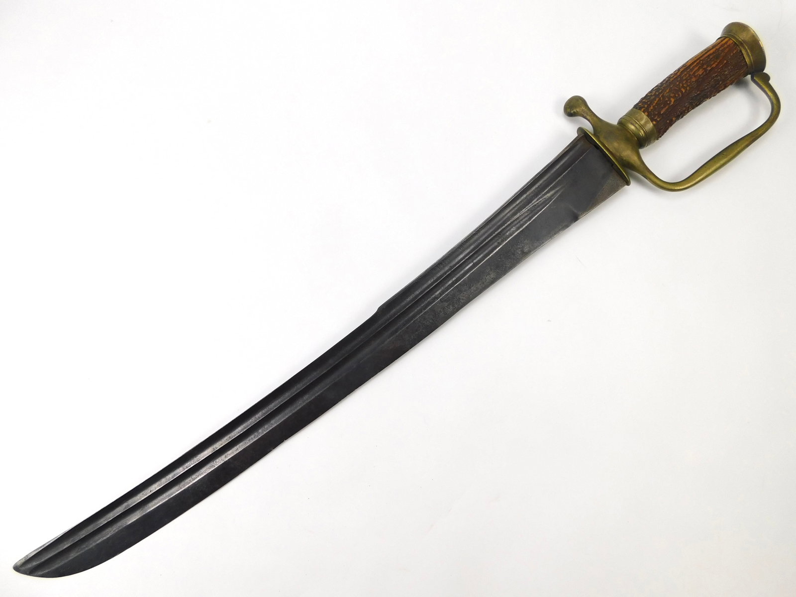 Antique 18 Century US Revolutionary Wars Cuttoe Wide Blade Short Sword (1 of 17)