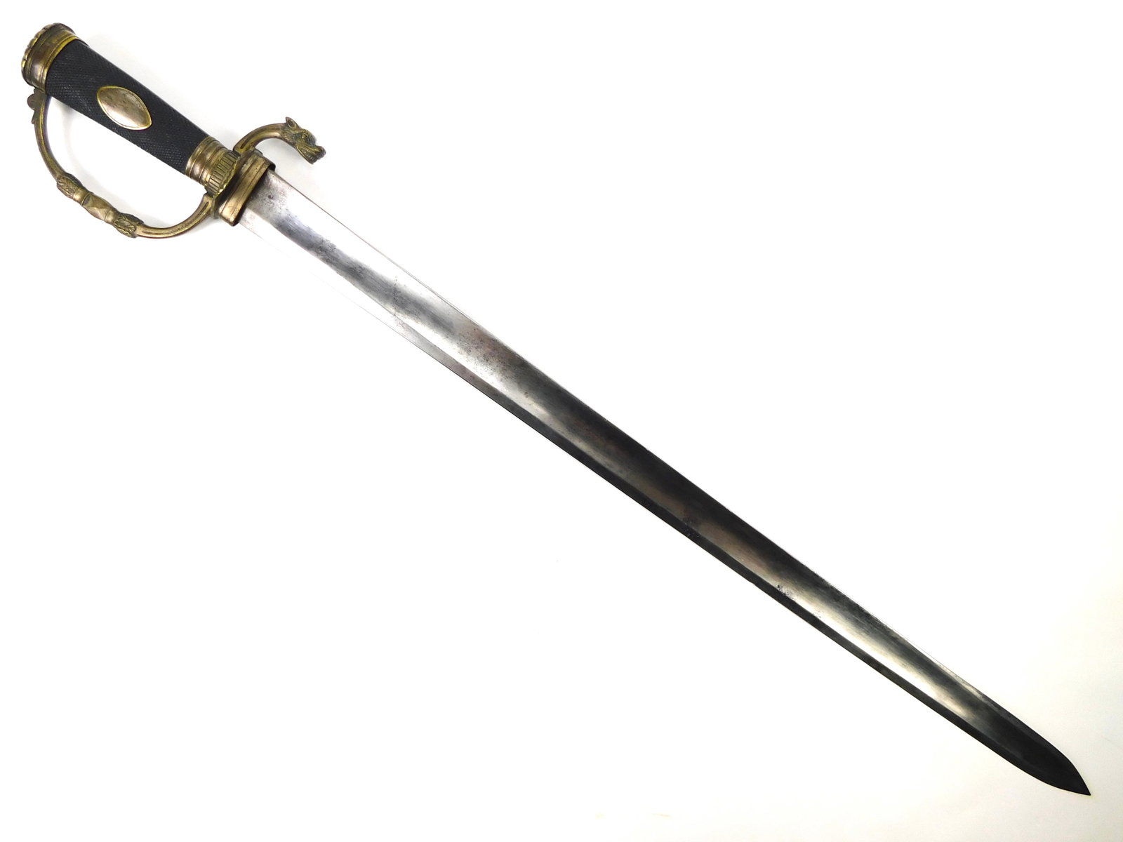Antique 19 Century German Germany France French Dog Head Hunting Dagger Short Sword (1 of 17)