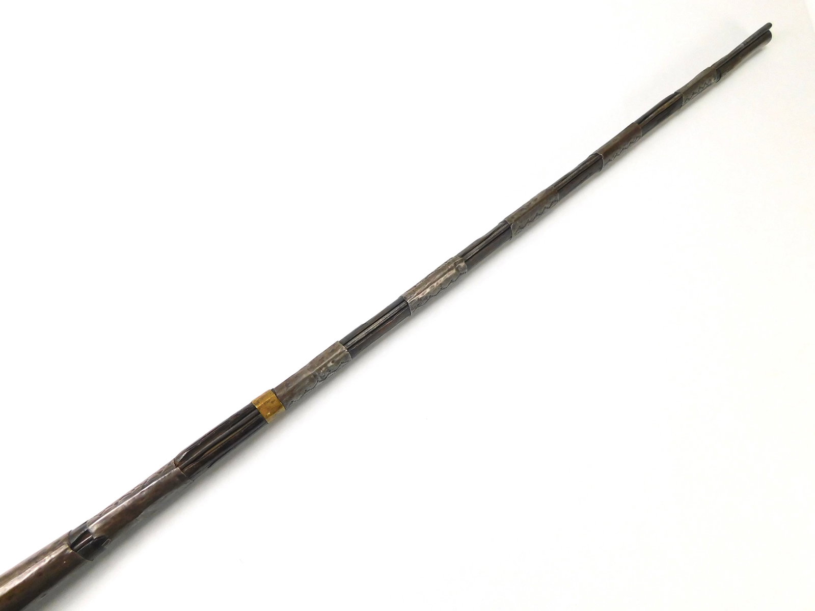 Antique Middle Eastern Maker Marked Flintlock Rifle Muzzleloader - 11