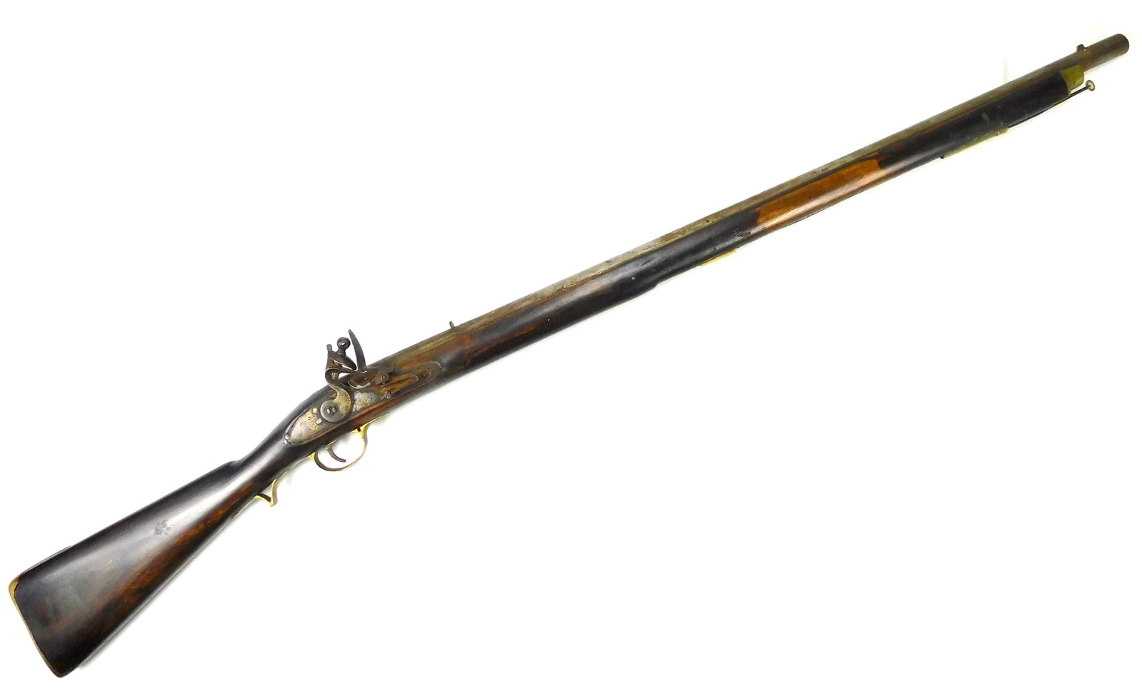 Antique British Nepal India Pattern Brown Bess Gauge 62 Flintlock Musket (1 of 18)