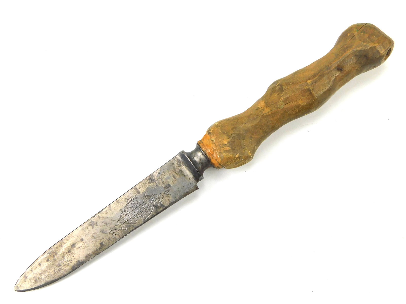 Vintage Swedish Sweden Stahlberg Eskilstuna Customized Hunting Knife: Vintage Swedish Stahlberg Eskilstuna Customized Hunting Knife. No sheath. Solid. 9 3/8" long with 4 3/8" blade.