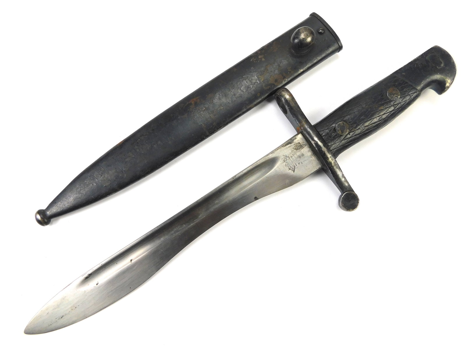 Spanish Spain WW2 Model 1941 Bayonet Fighting Knife w/ Scabbard (1 of 17)