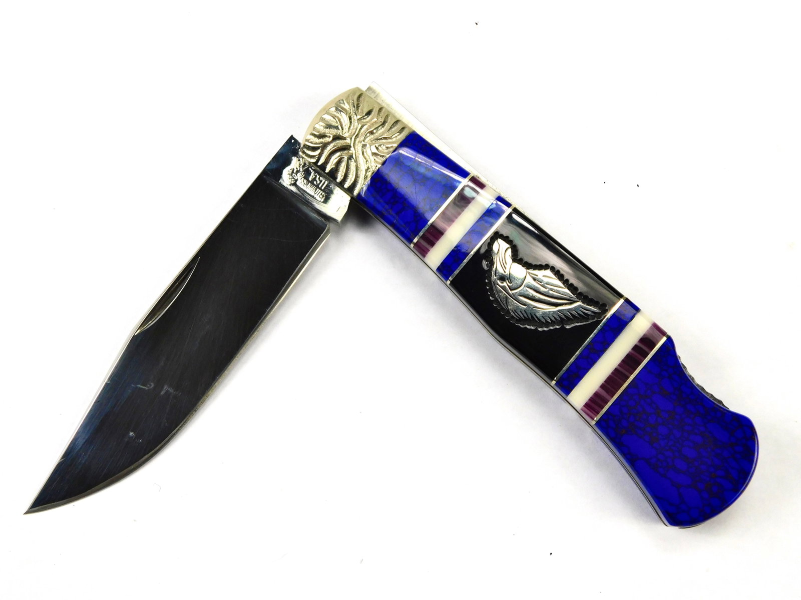 US 2010 Queen Cutlery Brian Yellowhorse Limited Lockback Folding Knife (1 of 15)