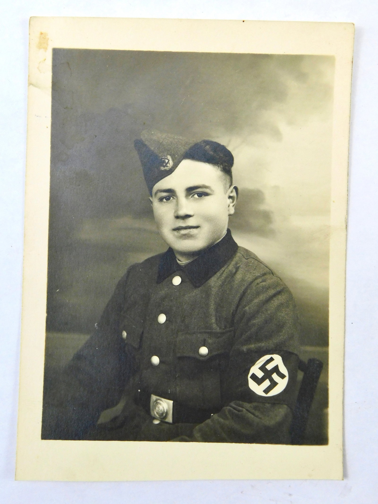 German Germany WW2 Postcard Dated Soldier Photo: German WW2 Postcard Dated