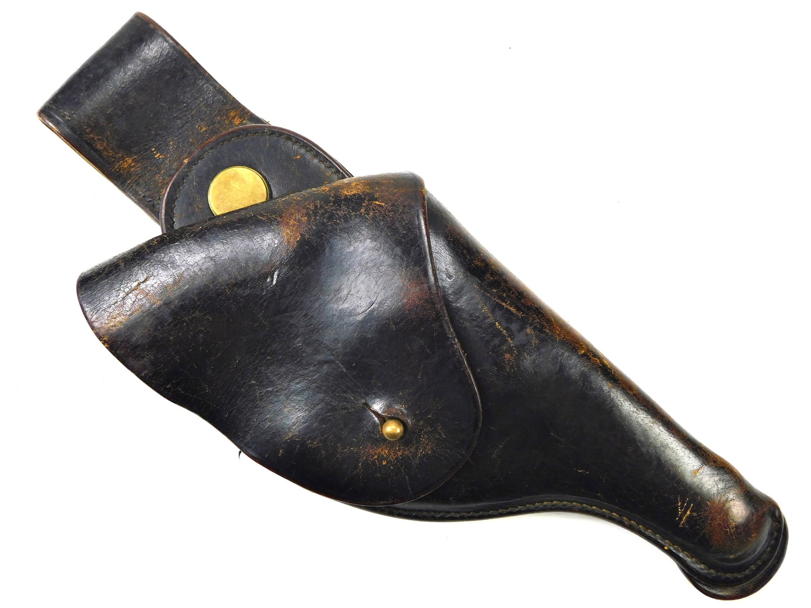 Vintage US Jay Pee Pistol Revolver Gun Leather Holster (1 of 9)