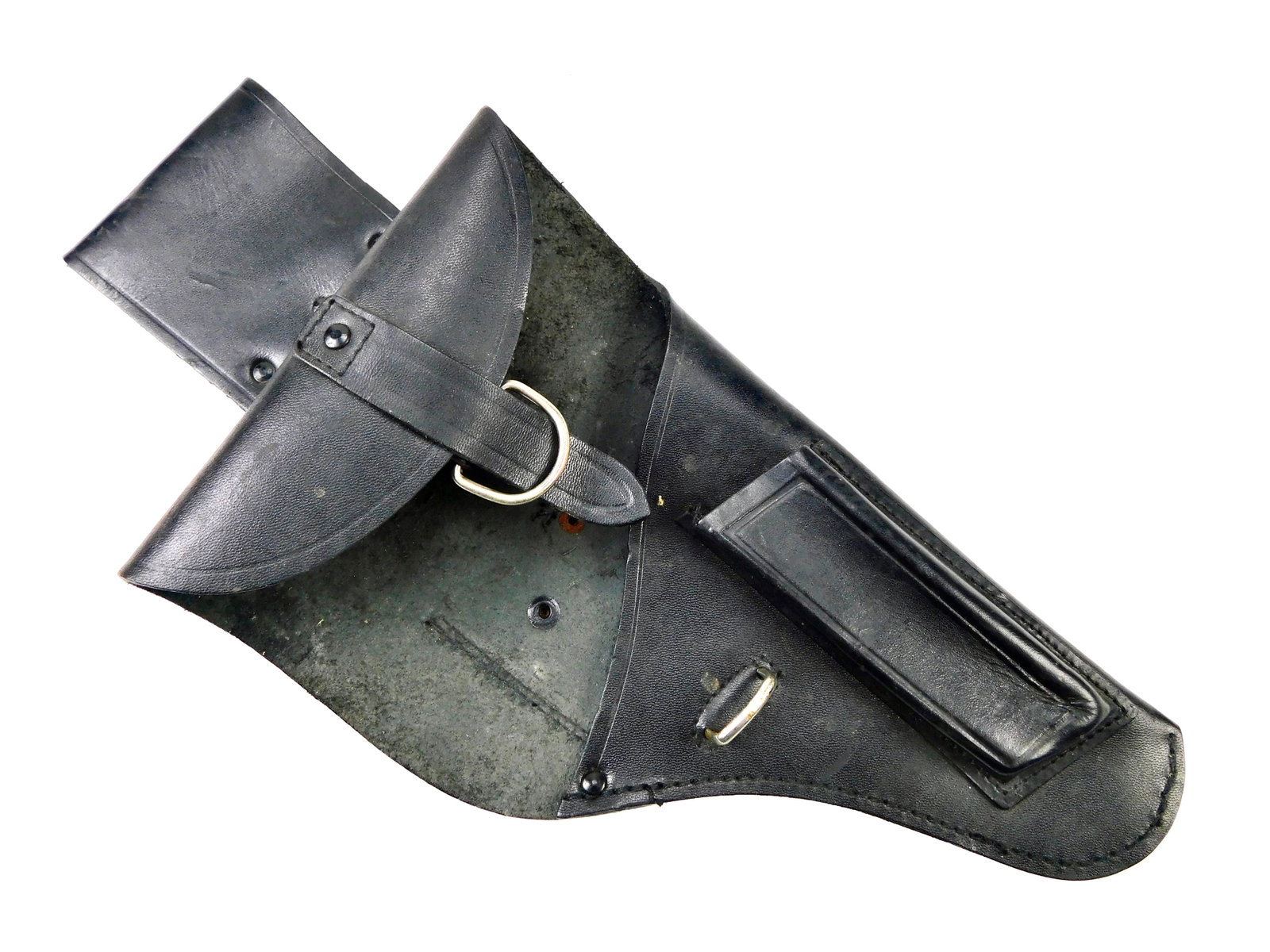Vintage Italian Italy Police Leather Pistol Holster (1 of 8)