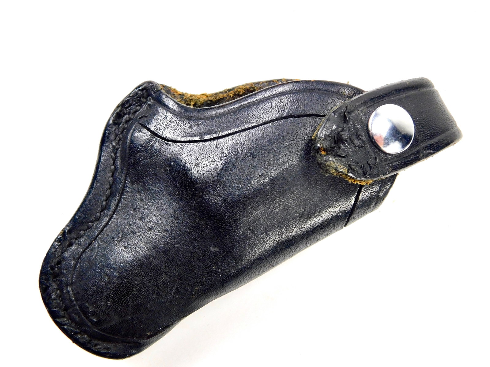 Vintage US Thompson Inc Small Leather Pistol Revolver Holster (1 of 6)