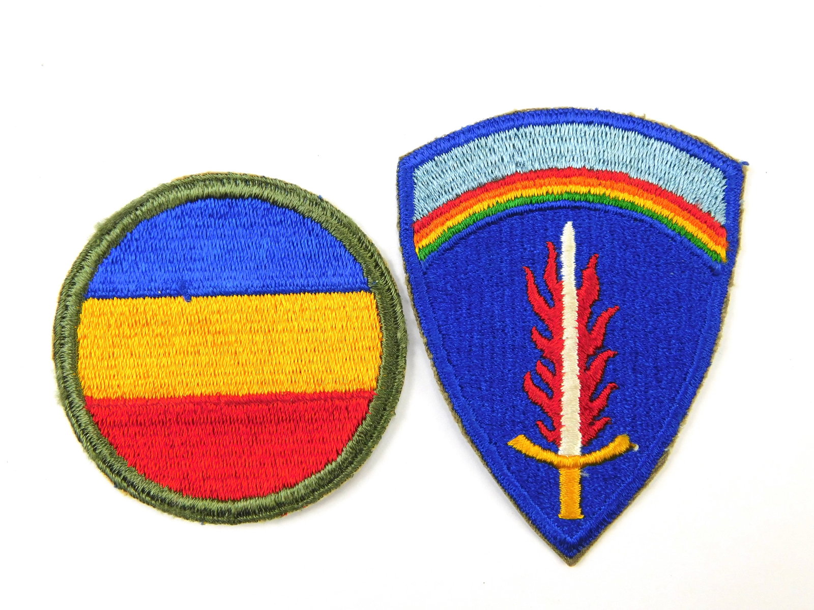 Set 2 US Army Training Doctrine Command TRADOC Color Class A Patch Europe (1 of 4)