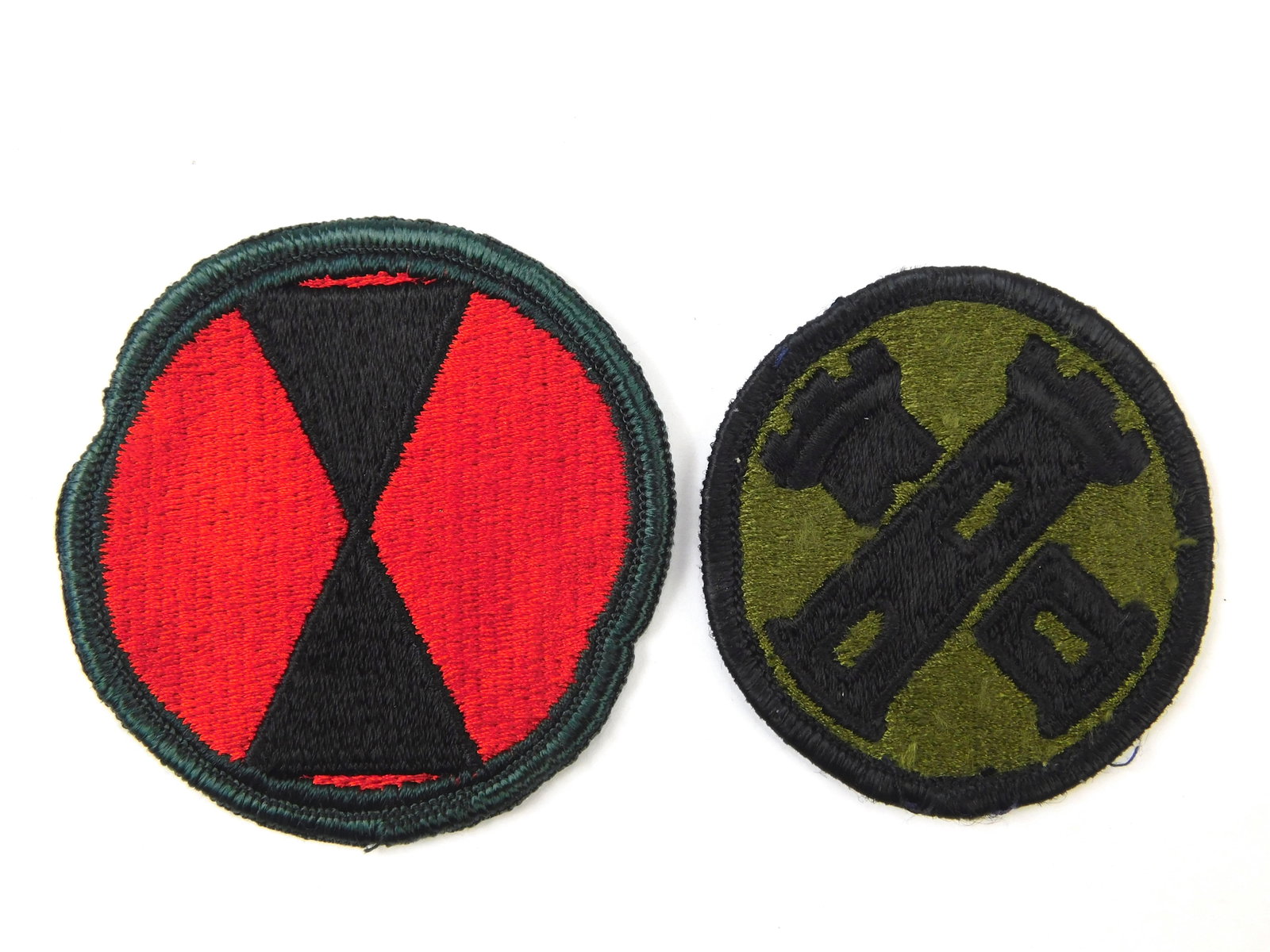 Set 2 16TH ENGINEER BRIGADE MULTICAM OCP 7th Division Patch (1 of 4)