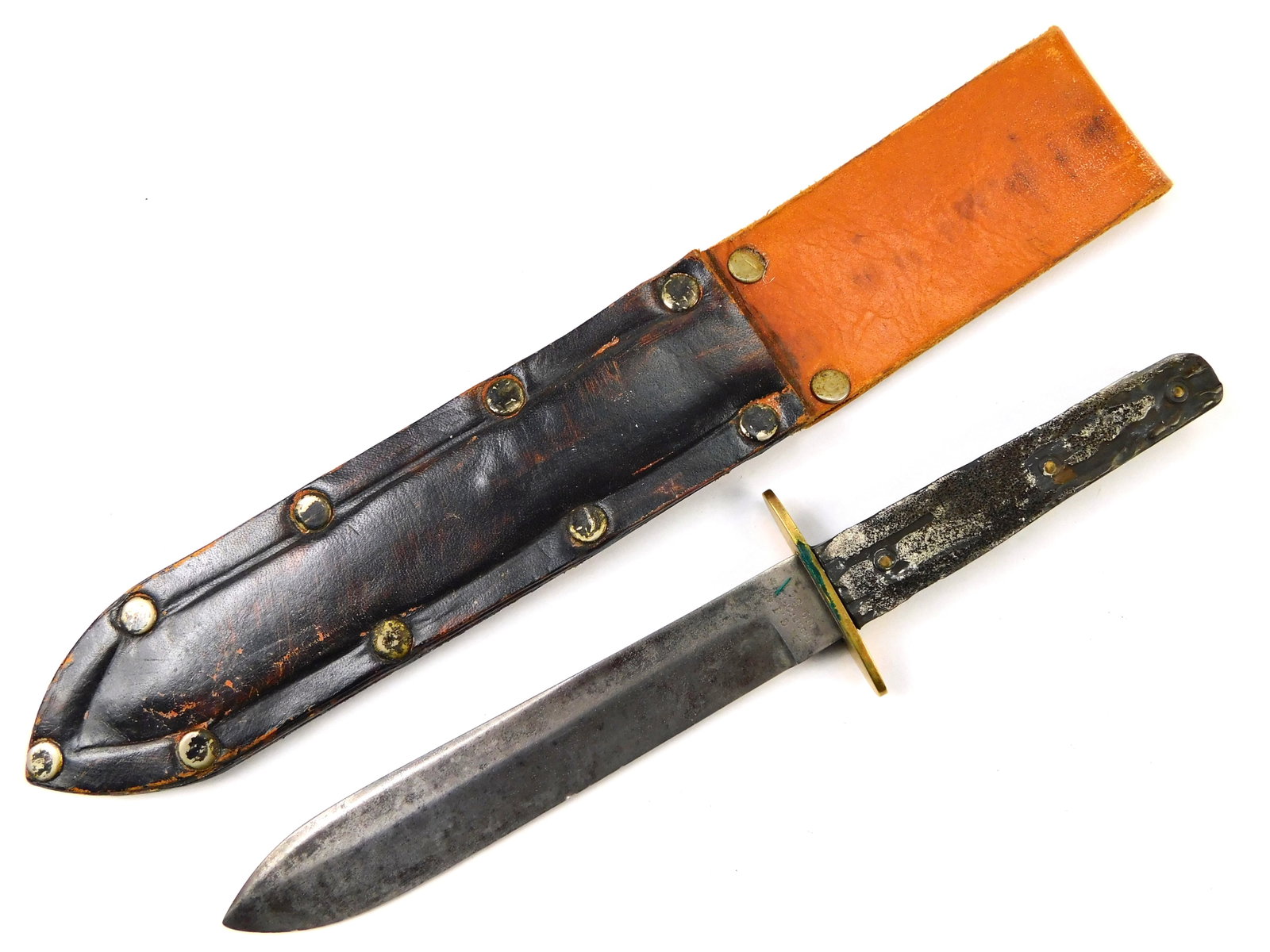 Antique US 19 Century B. G. I. Co Bridgeport #501 Stiletto Fighting Knife Dagger (1 of 16)