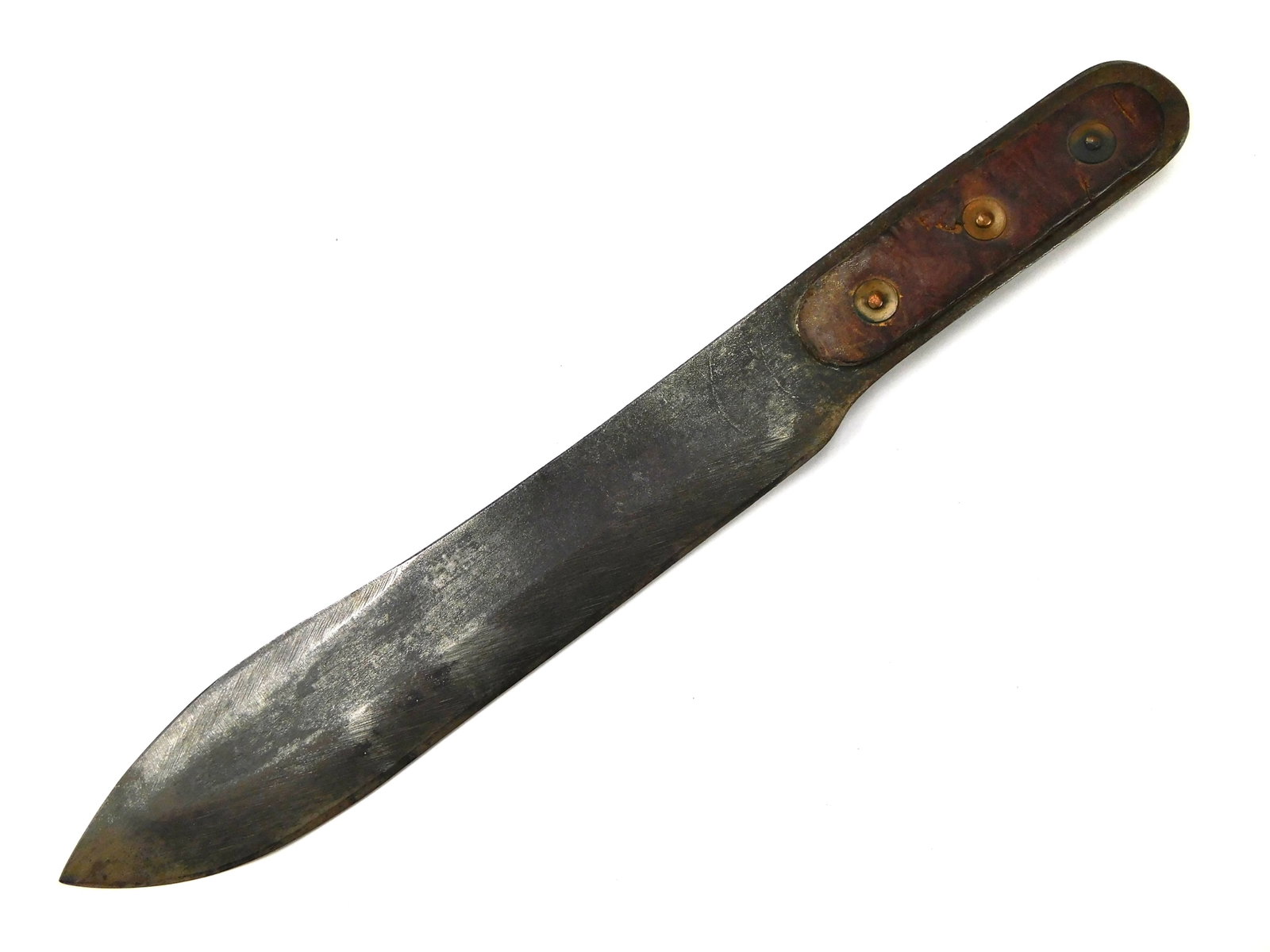 Vintage US Custom Made Handmade PAUL RIMPLER Mountain Man Throwing Knife: Vintage US Custom Made PAUL RIMPLER Mountain Man Throwing Knife. No sheath. Measurements are pictured.