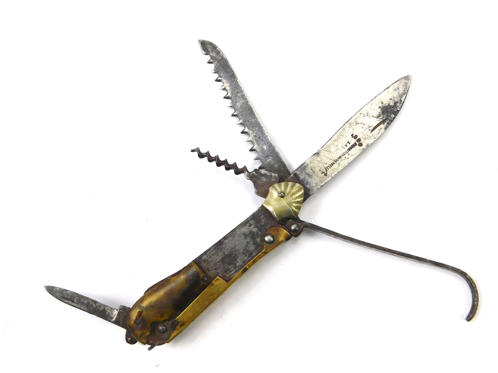 Antique French France 1889 PARIS EXPOSITION UNIVERSELLE Folding Pocket Knife (1 of 15)