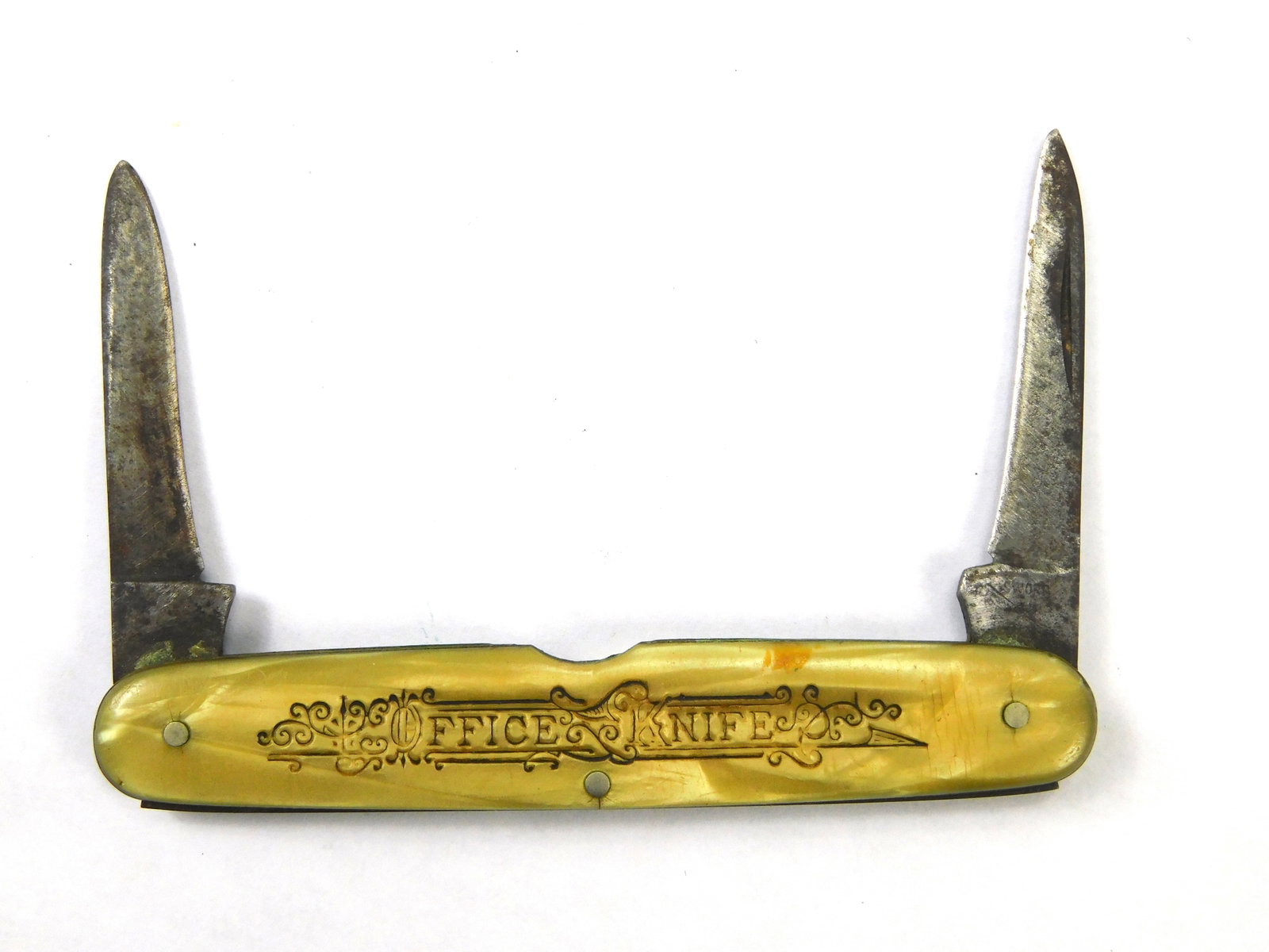 Vintage US Camillus Cutlery Sword Brand 2 Blade Folding Pocket Office Knife (1 of 13)