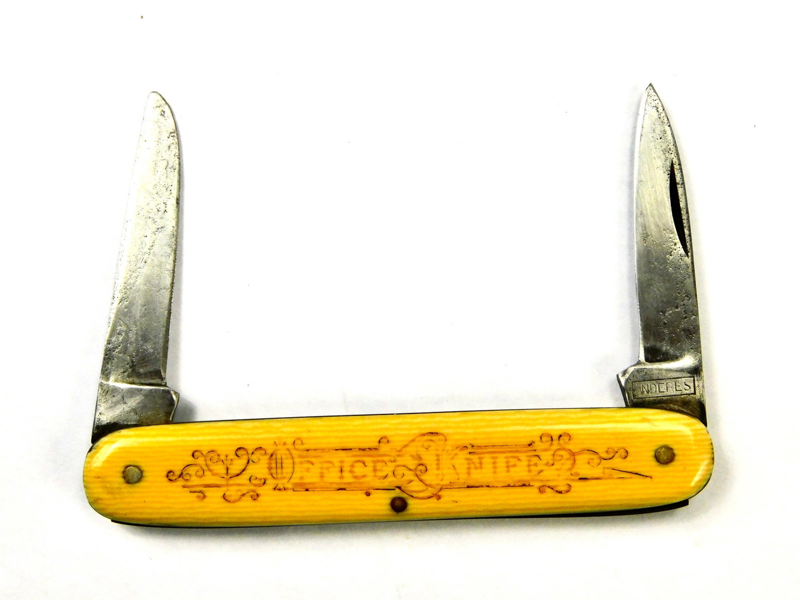 Old Enderes 2 Blade Pan Office Folding Pocket Knife (1 of 14)