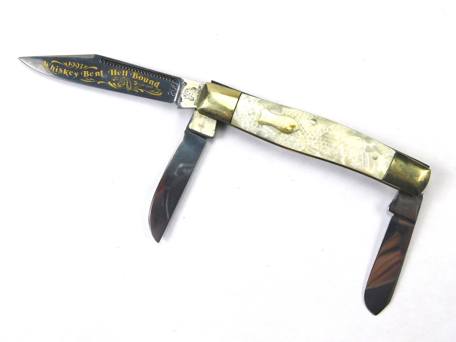 1993 German Solingen FRANK BUSTER FIGHT'N ROOSTER Limited Folding Pocket Knife (1 of 15)