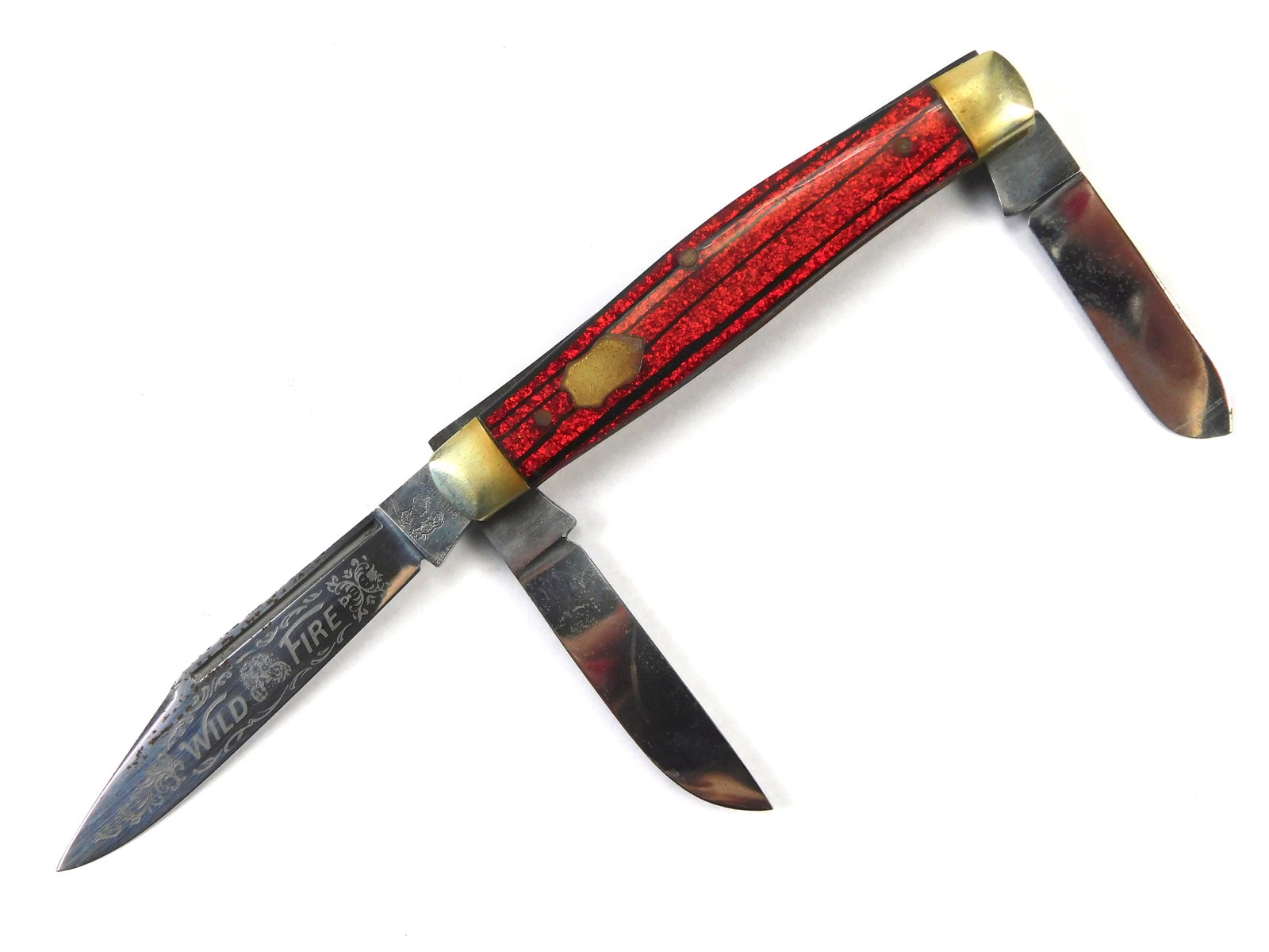 German Solingen FRANK BUSTER FIGHT'N ROOSTER 3 Blade Folding Pocket Knife (1 of 15)