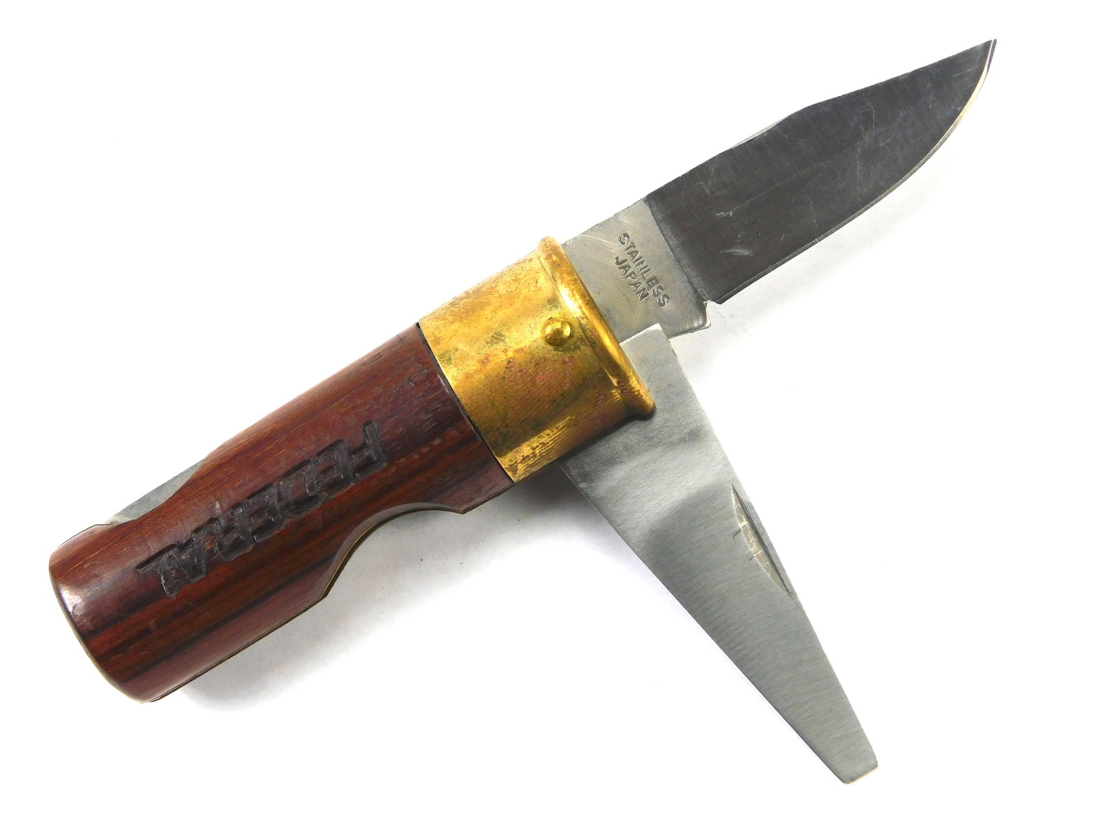 Vintage Japan Made Federal 12 Gauge Shotgun Shell Pocket Folding Knife File (1 of 10)
