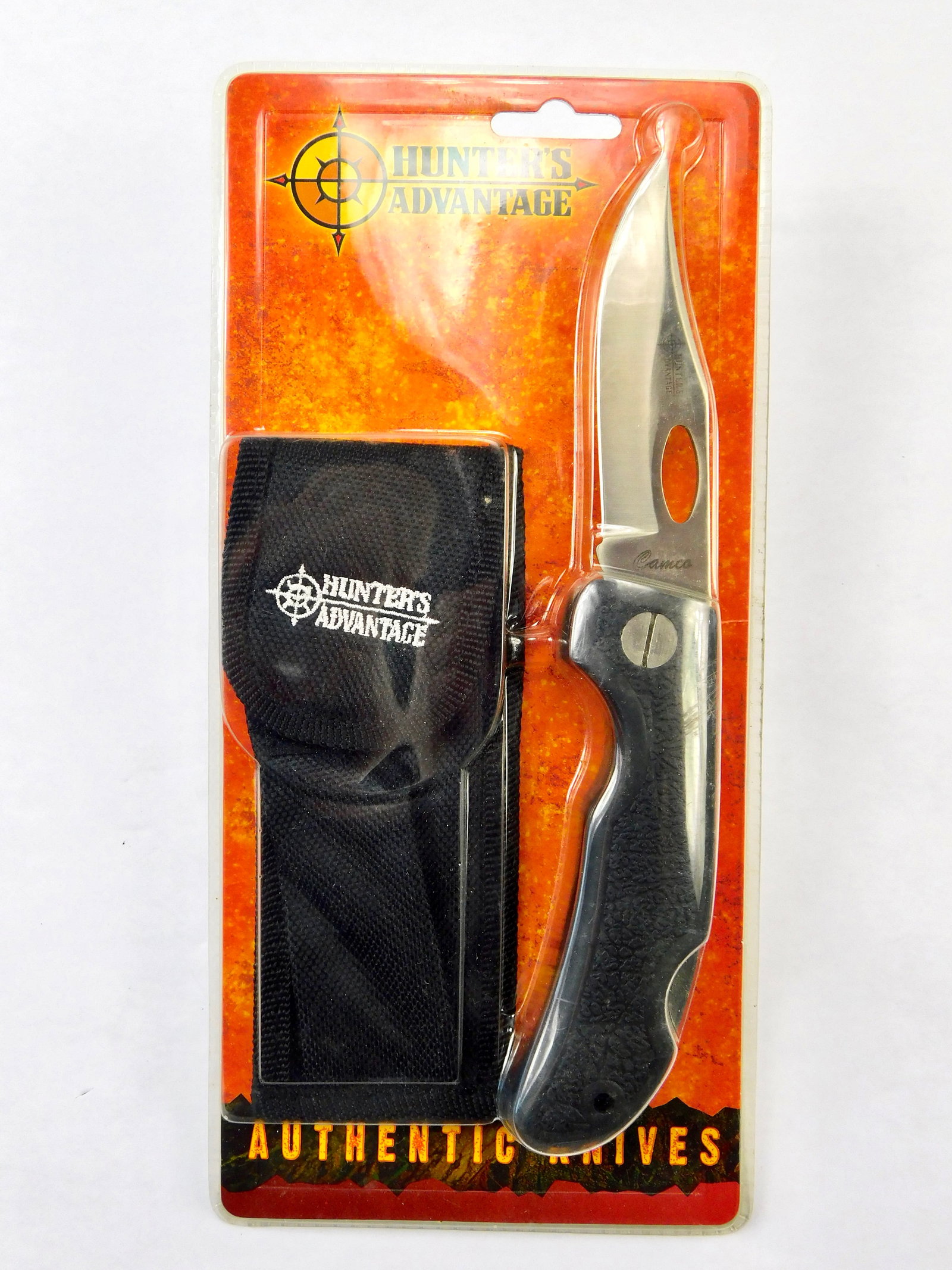 Vintage HUNTERS ADVANTAGE K500 HUNTER 420 HC Large Folding Pocket Knife (1 of 4)