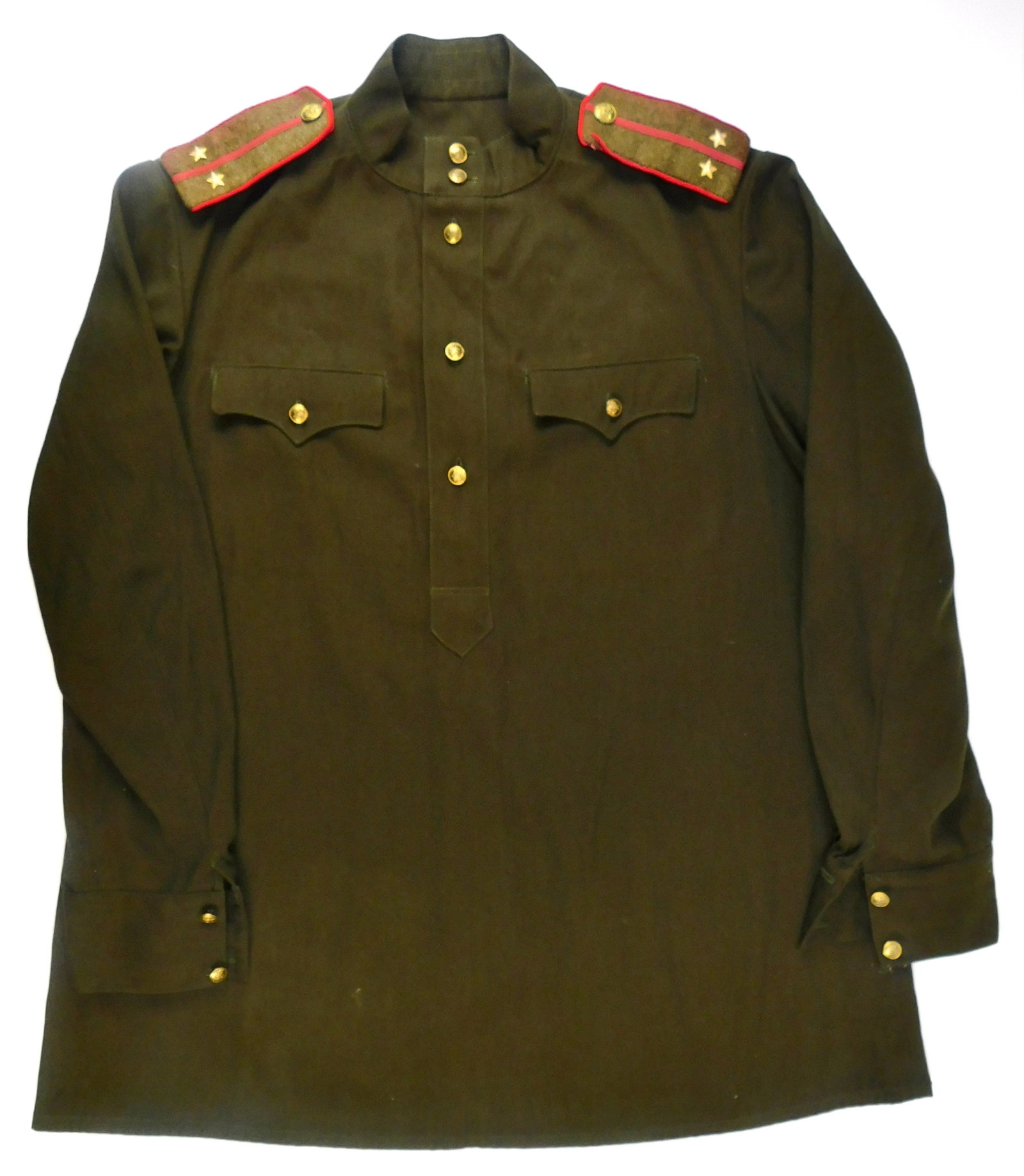 Vintage Soviet Russian USSR Post WW2 Model 1943 Officer's Field Shirt Uniform (1 of 14)