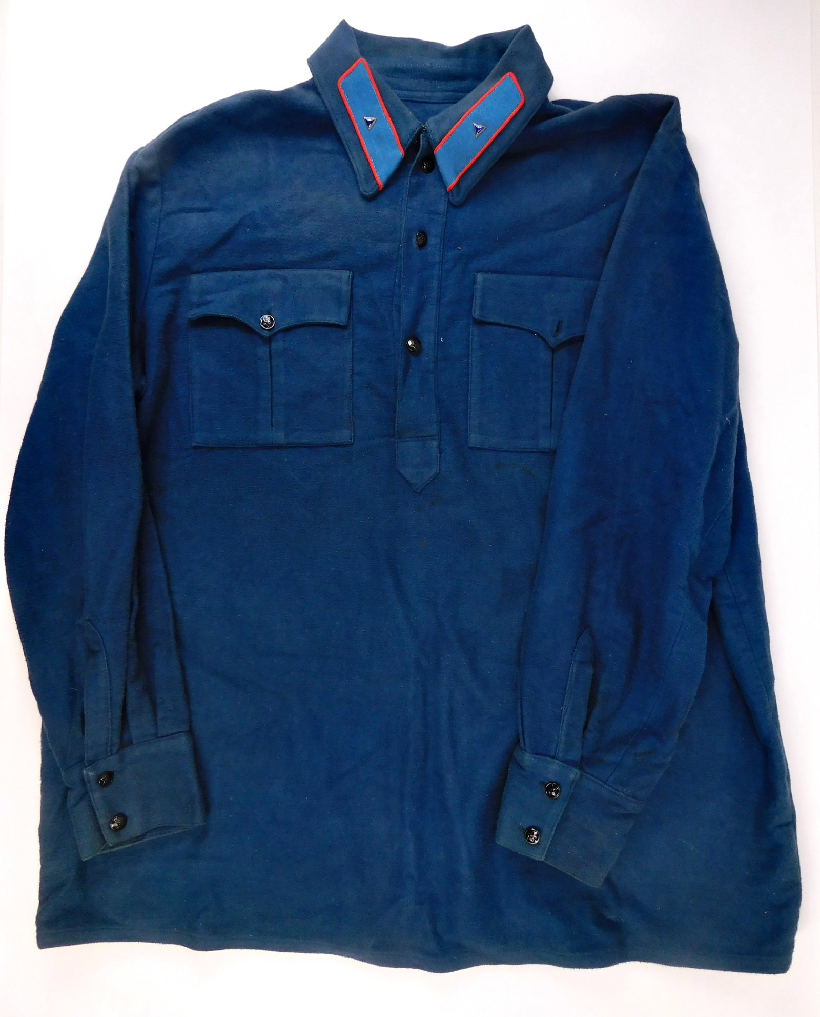 Soviet Russian Russia WW2 Vintage Police Junior Sergeant Shirt Tunic Uniform (1 of 16)