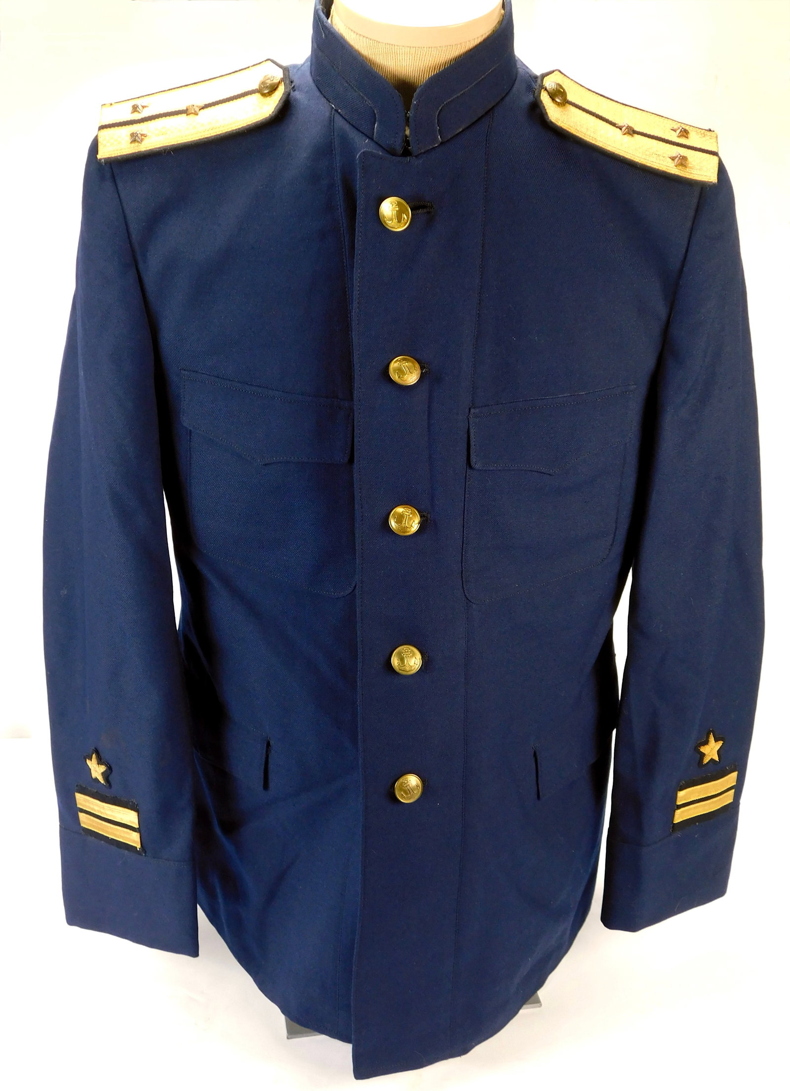 Soviet Russian Russia USSR WW2 Vintage Model 1943 Navy Officer's Tunic Uniform (1 of 15)