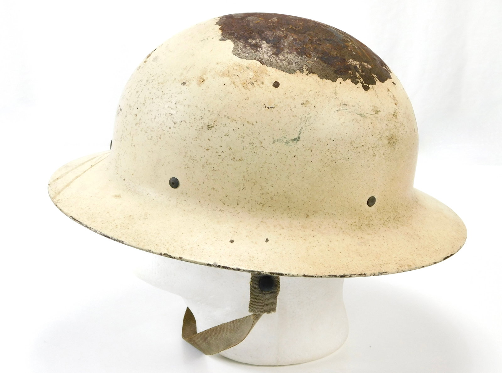 US WW2 USA Government Office Civil Defense Metal Helmet Hard Hat (1 of 13)