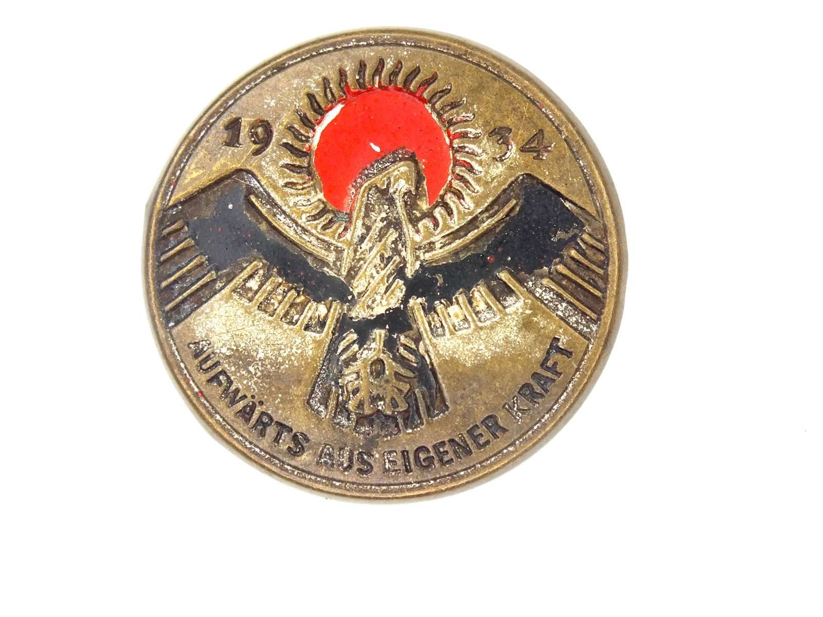 Austrian Austria WW1 WWI1934 Veteran Order Badge Pin Medal Button (1 of 5)