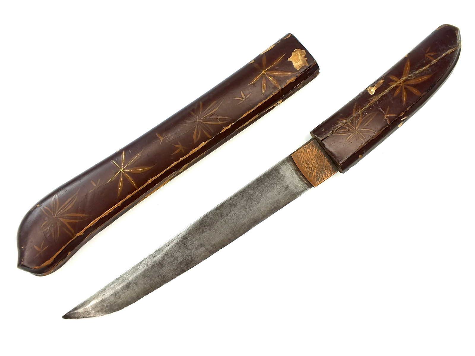 Japanese Japan Antique 19 Century Tanto Kaiken Knife (1 of 13)