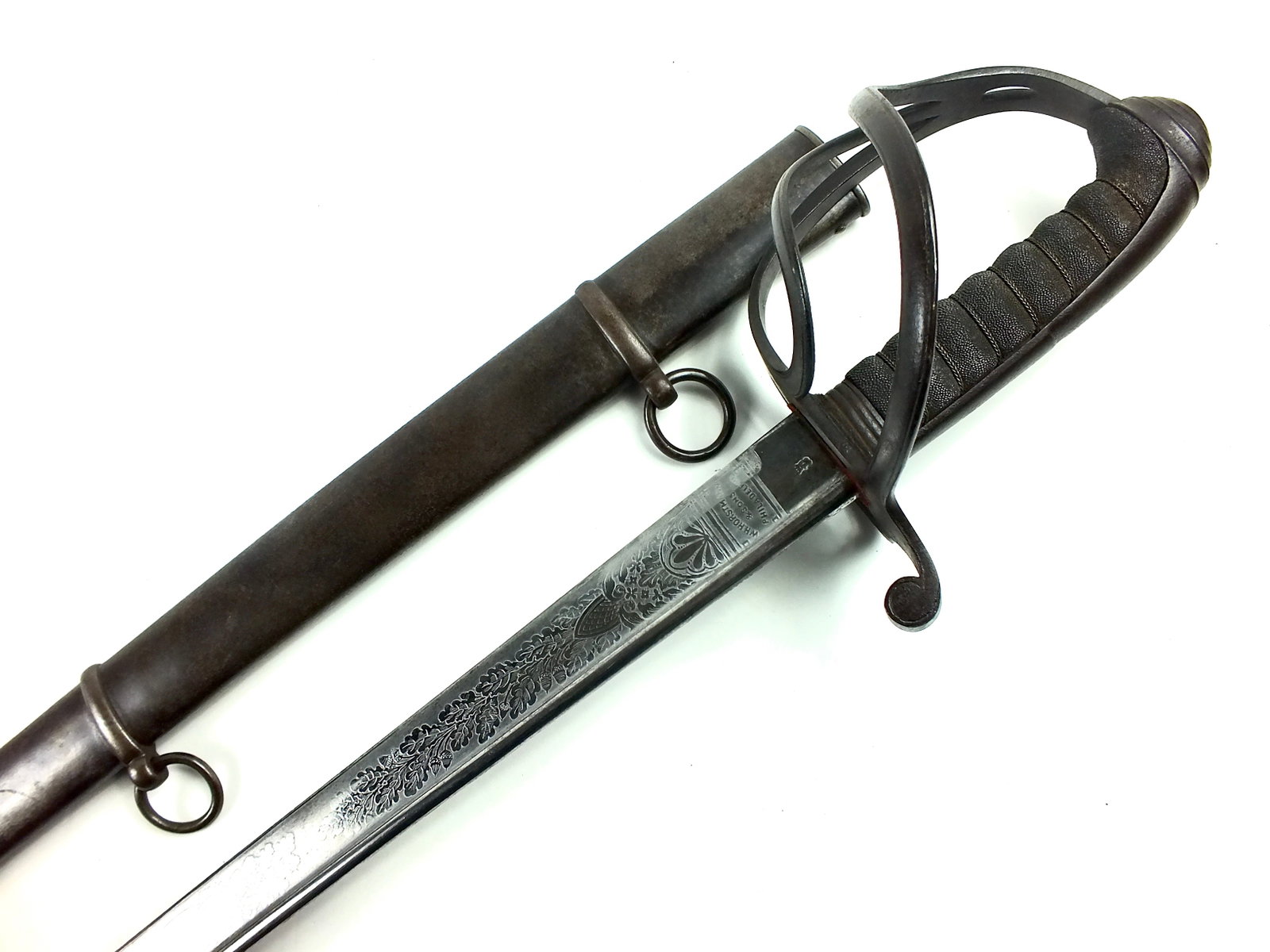 US Post Civil War M 1833 Militia Dragoon Saber Sword (1 of 19)