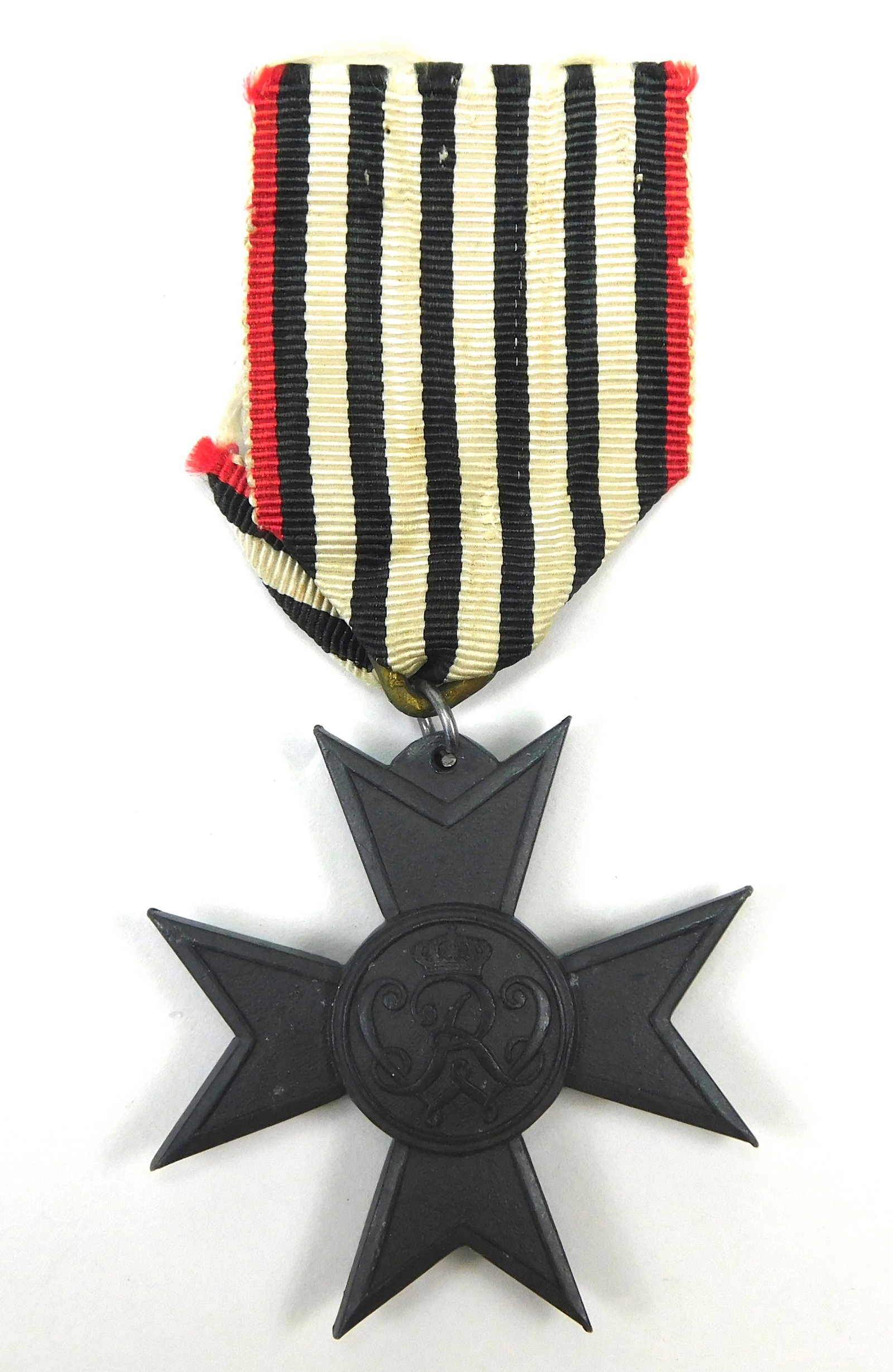 WWI Imperial German Prussian Merit Cross for War Aid Für Kriegshilfsdienst: In House Shipping. Original WWI Imperial German Prussian Merit Cross for War Aid, Verdienstkreuz für Kriegshilfe, instituted in 1916 during the reign of Wilhelm II. Cross-form decoration with rai